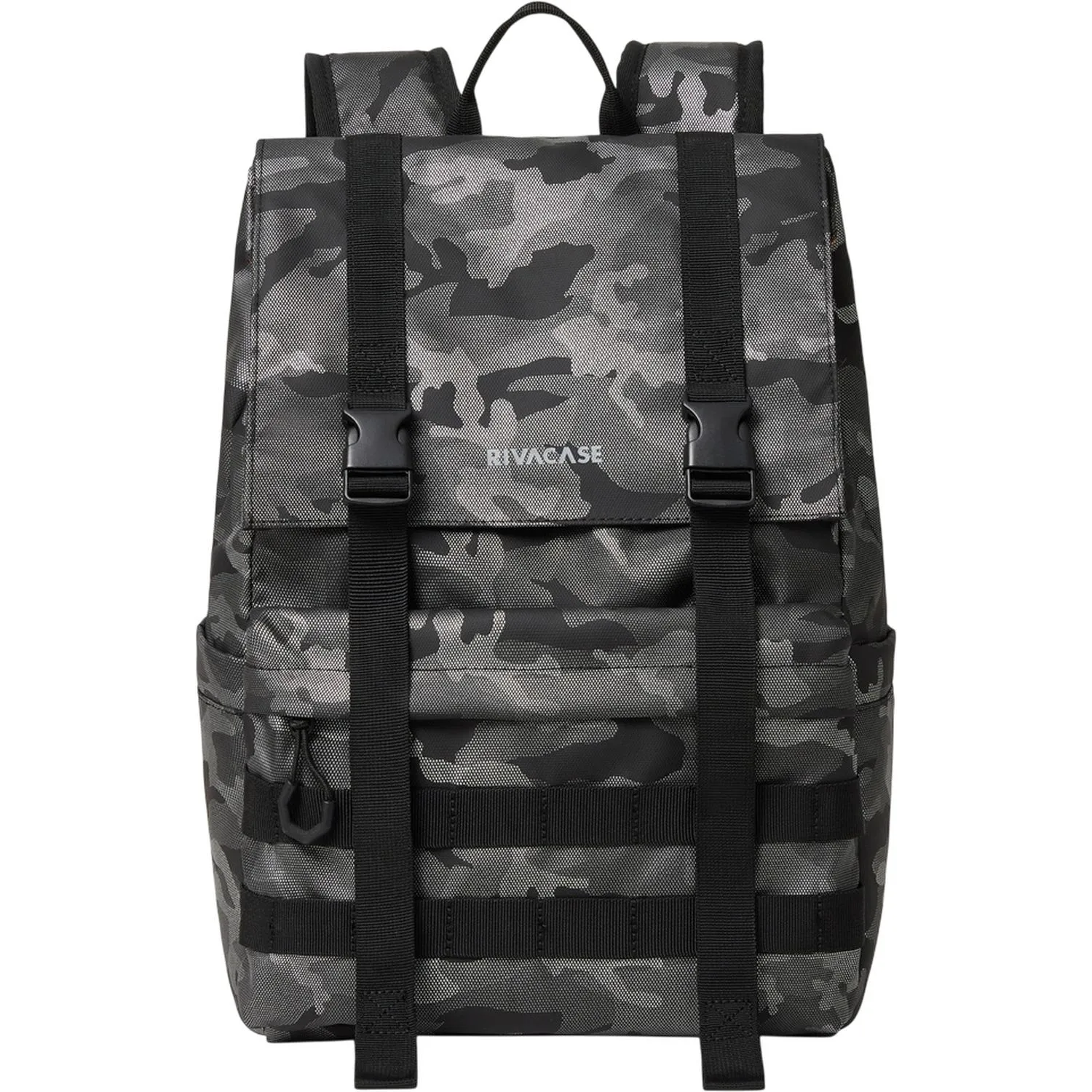 Рюкзак для ноутбука RIVACASE 7621 grey camo Sherwood-ECO Rolltop 15л, 15.6 - фото 1