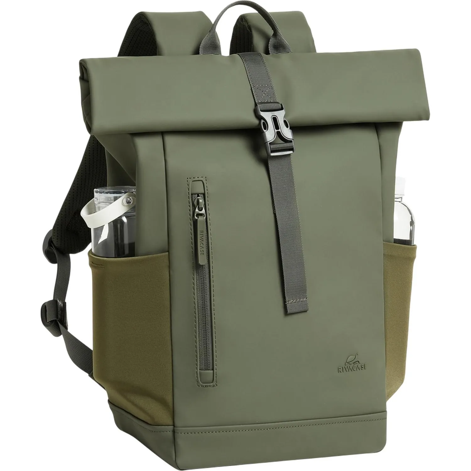 Рюкзак для ноутбука RIVACASE 7826 olive green Eden-ECO 17л, 14 /6 - фото 12