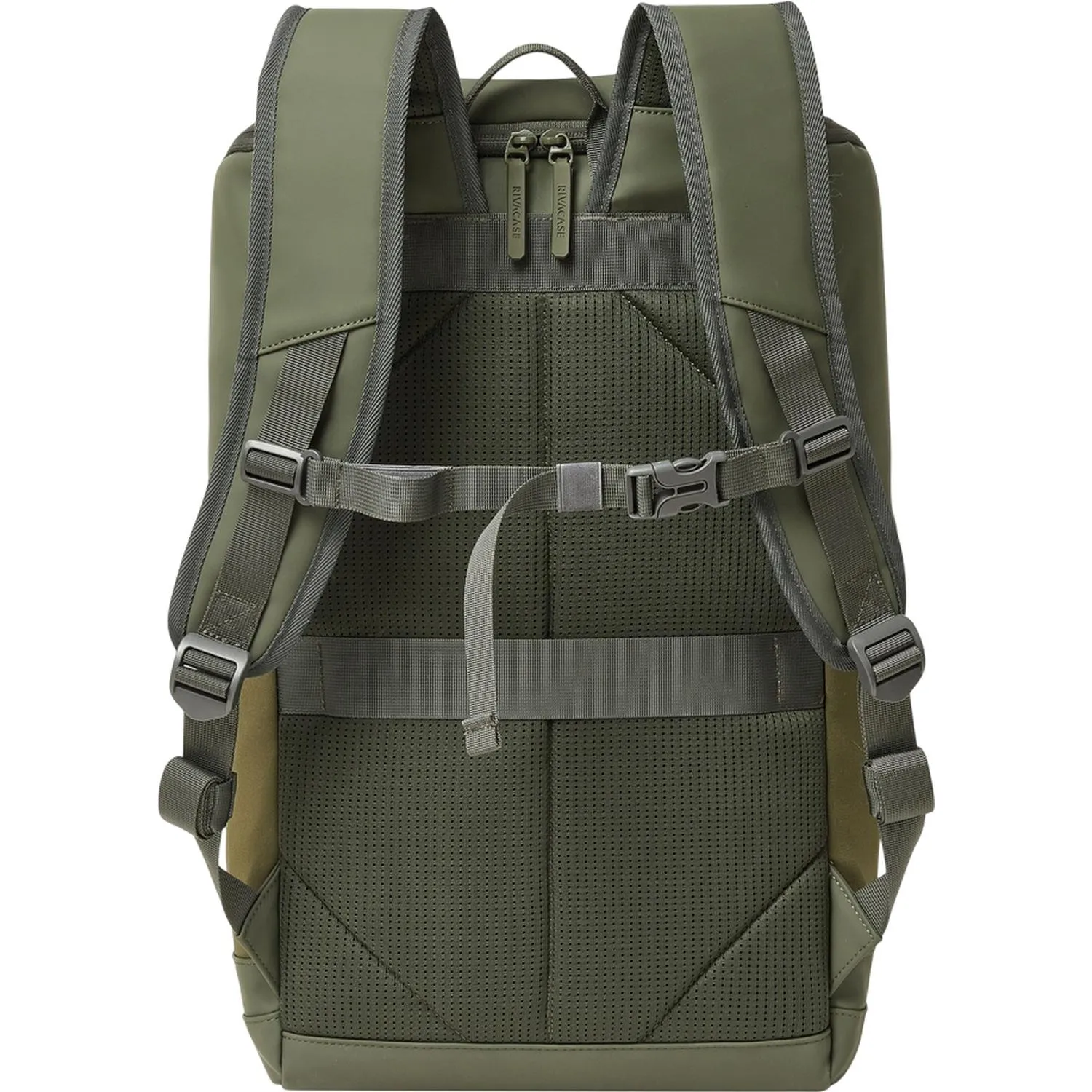 Рюкзак для ноутбука RIVACASE 7856 olive green Eden-ECO 20л, 15.6 /6 - фото 4