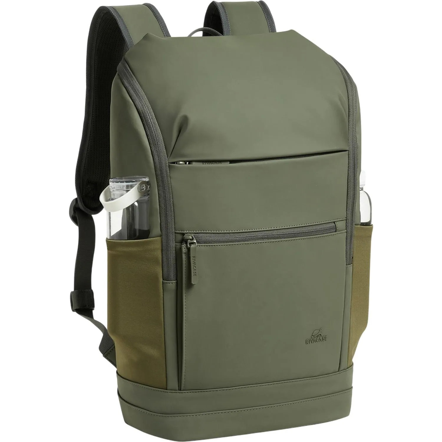Рюкзак для ноутбука RIVACASE 7856 olive green Eden-ECO 20л, 15.6 /6 - фото 11