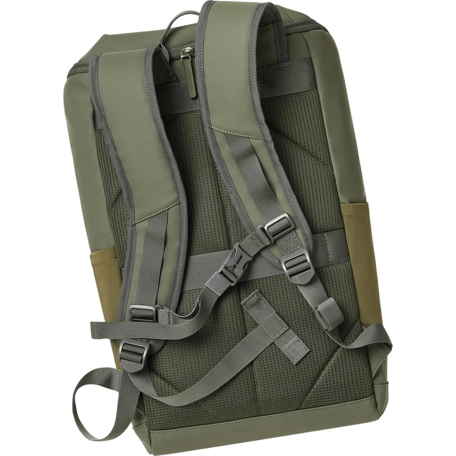Рюкзак для ноутбука RIVACASE 7856 olive green Eden-ECO 20л, 15.6 /6 - фото 15