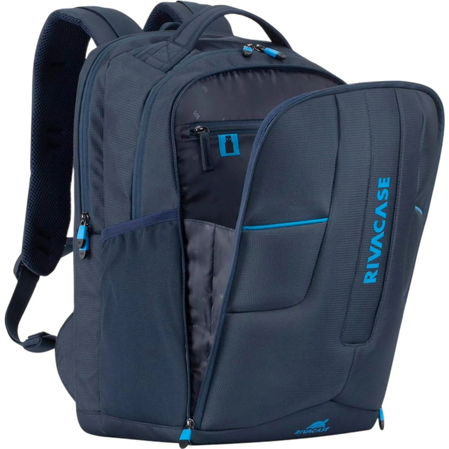 Рюкзак для ноутбука RIVACASE 7861 dark blue Borneo-ECO 17.3 (28л) / 4 - фото 8