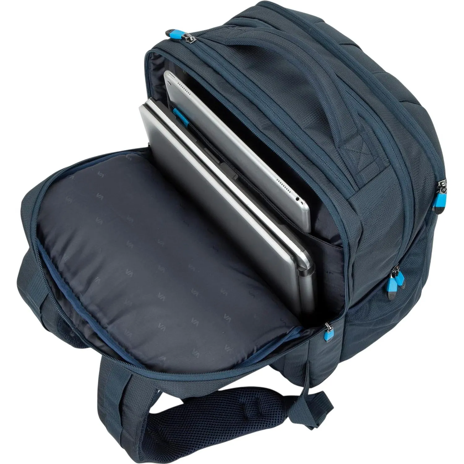 Рюкзак для ноутбука RIVACASE 7861 dark blue Borneo-ECO 17.3 (28л) / 4 - фото 14