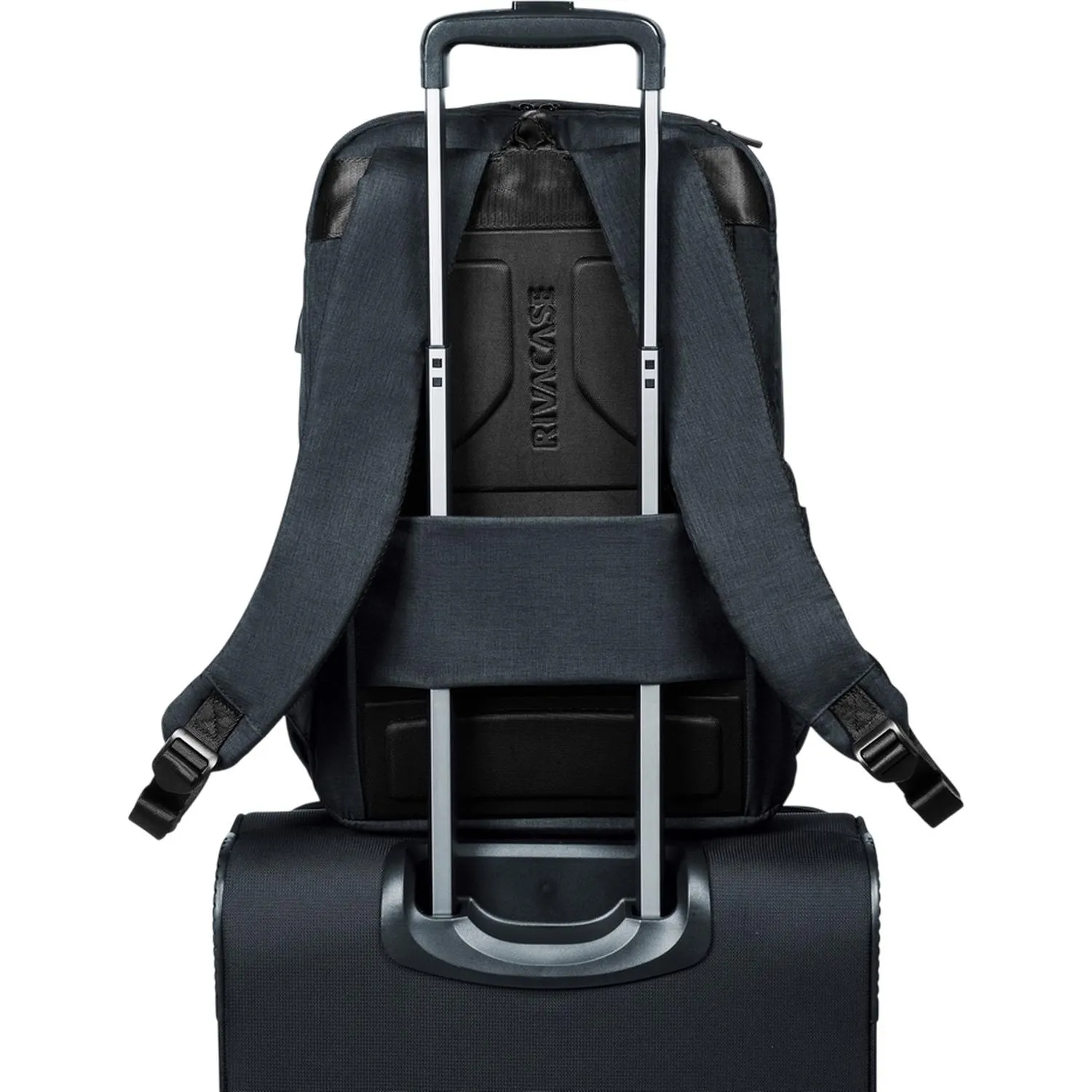 Рюкзак для ноутбука RIVACASE 8365 black Biscayne-ECO 17.3 (25л) - фото 8