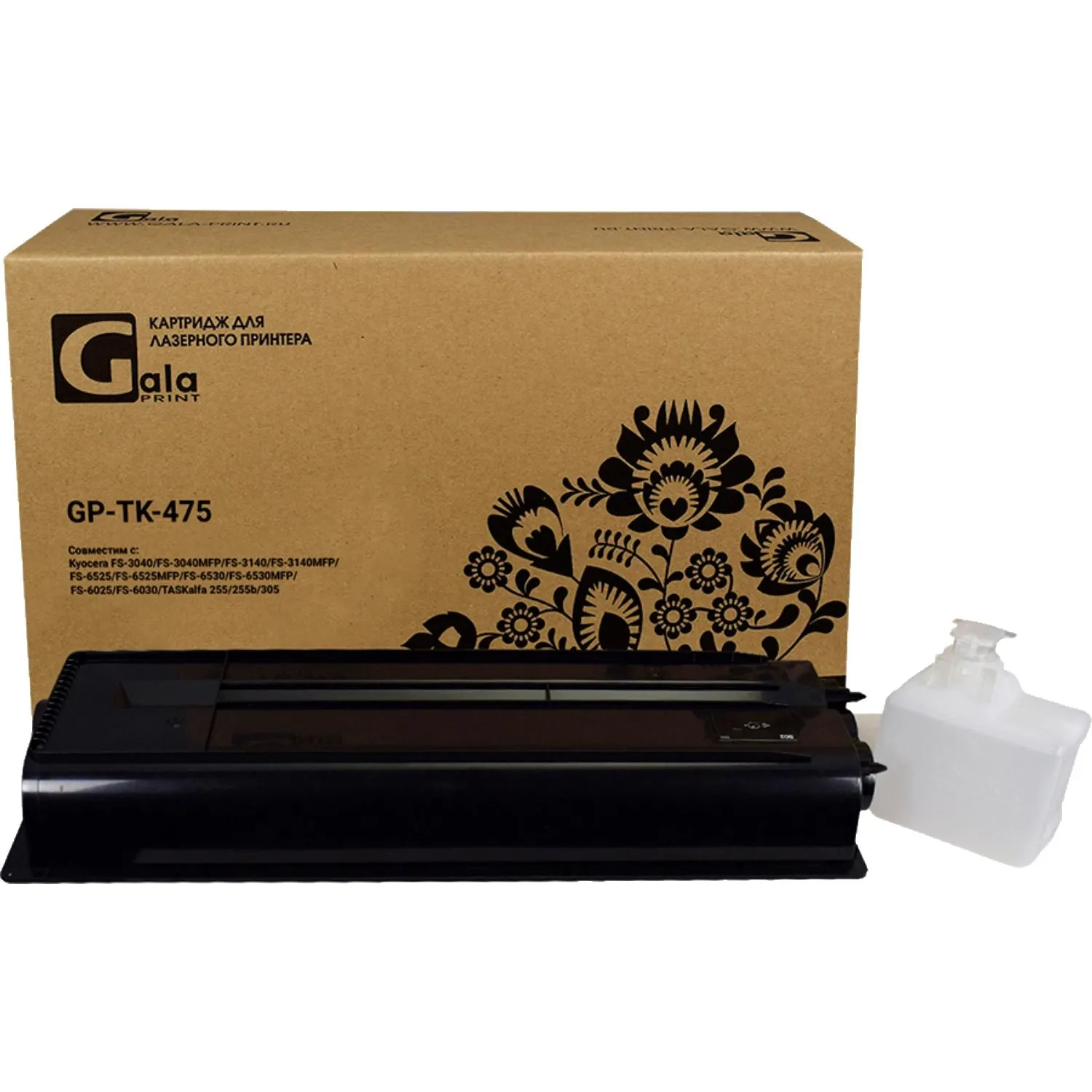 Картридж лазерный GalaPrint TK-475 чер. для Kyocera FS-6025/6030 - фото 1