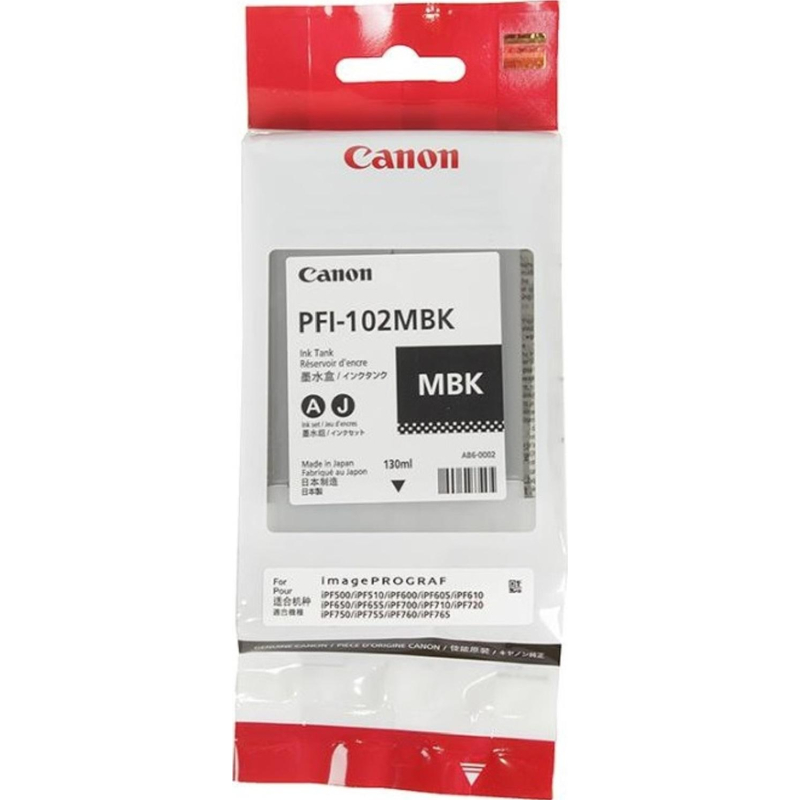 Картридж струйный Canon PFI-102МBK(0894B001/894B003)мат.чр.д/IPF500/600/700 - фото 1