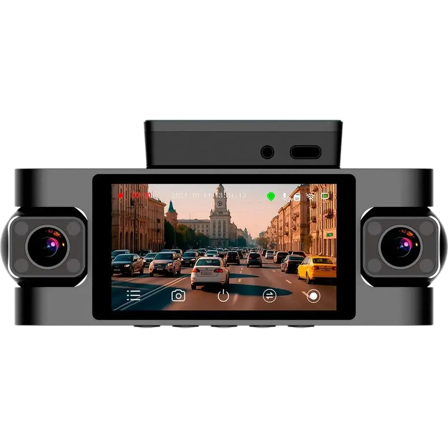 Автомобильный видеорегистратор TrendVision TVP360G Proof 360 GPS 4 камеры - фото 3