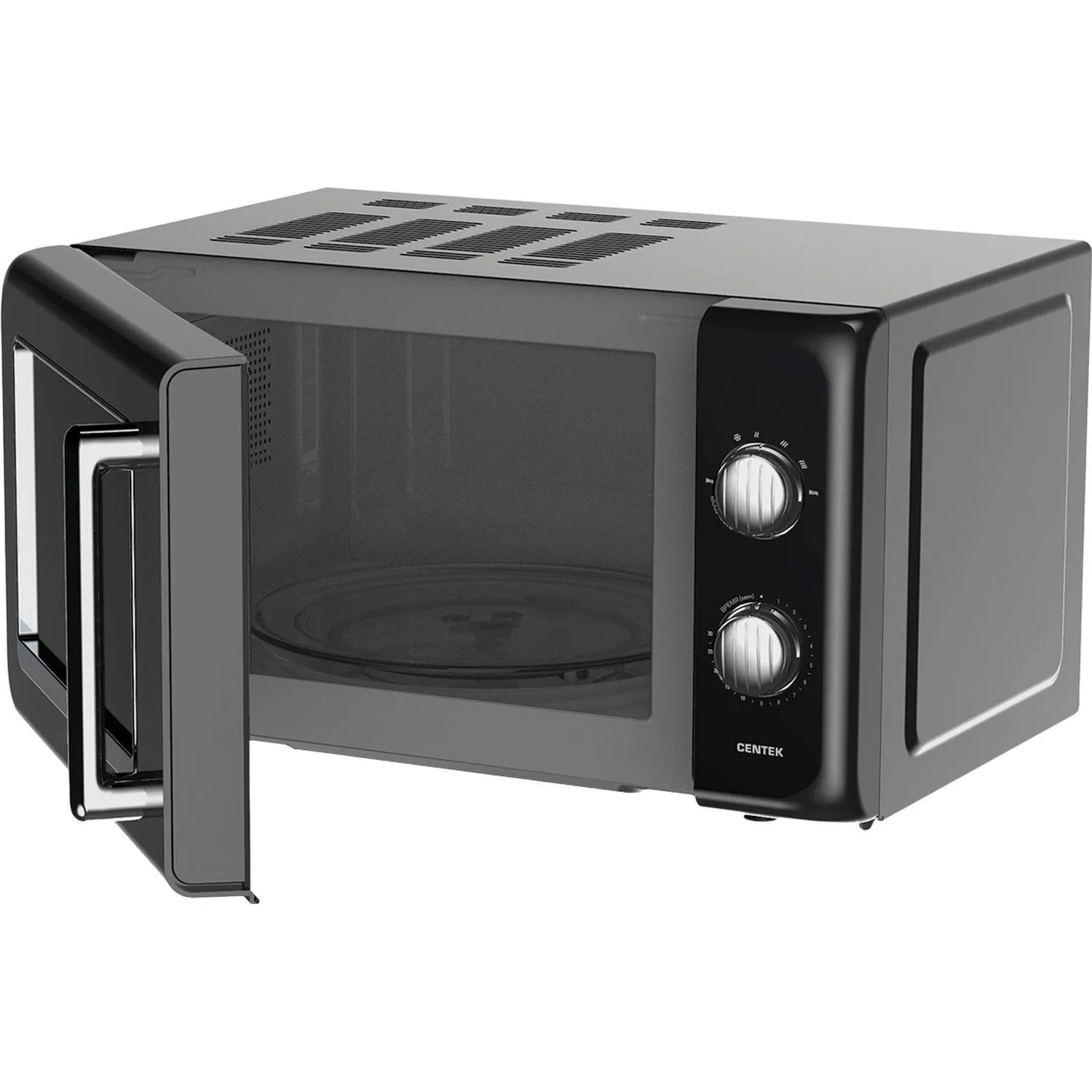 Микроволновая печь Centek CT-1553 (Черный) 800W,20л,6 режимов - фото 2