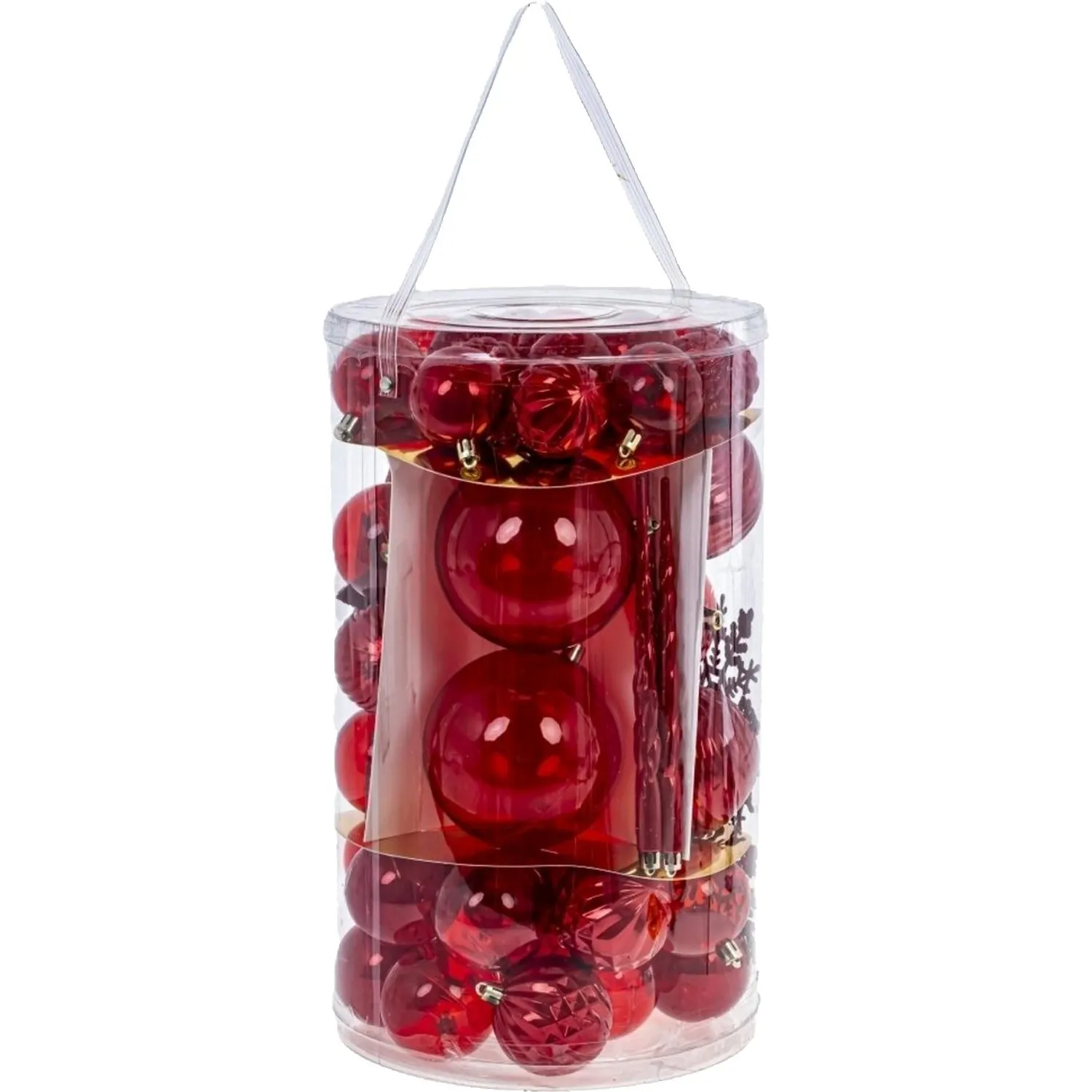 Набор игрушек Украшение НГ, L21 W21 H37 см 56шт 807917 - фото 12