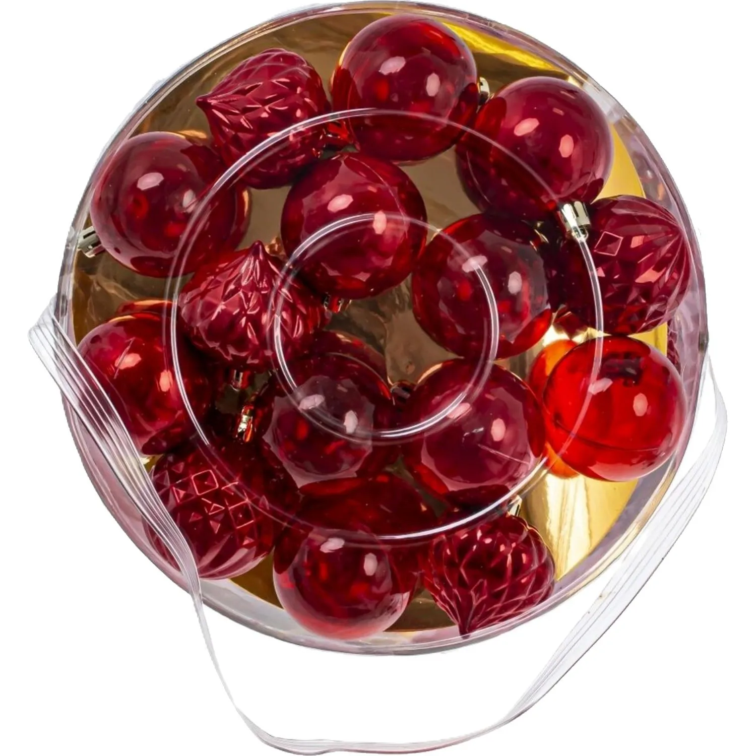Набор игрушек Украшение НГ, L21 W21 H37 см 56шт 807917 - фото 13