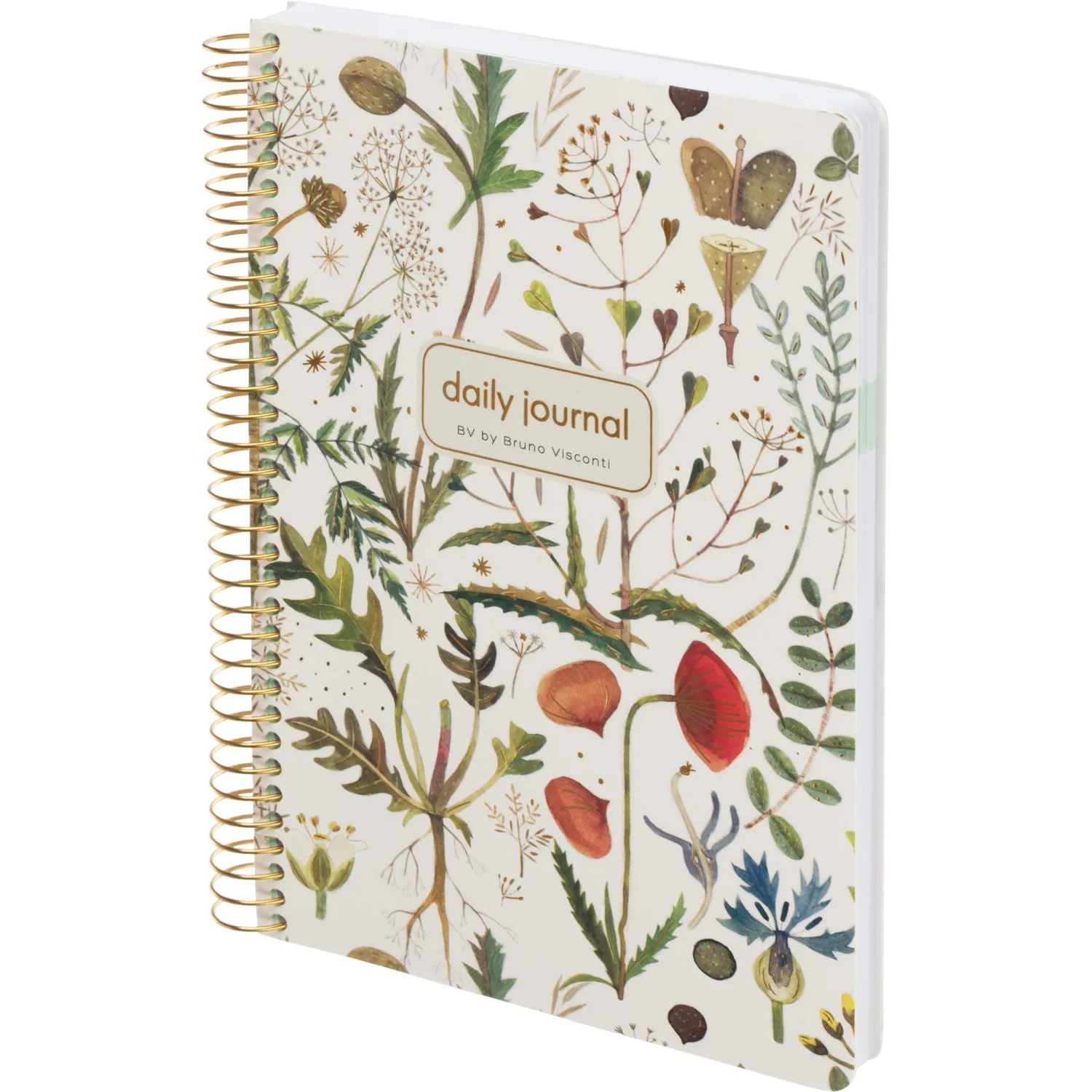 Ежедневник недатированный НА CUTE DIARY А5,BV,136,ЛУГ.ТР,зол.греб,3-701/11 - фото 1