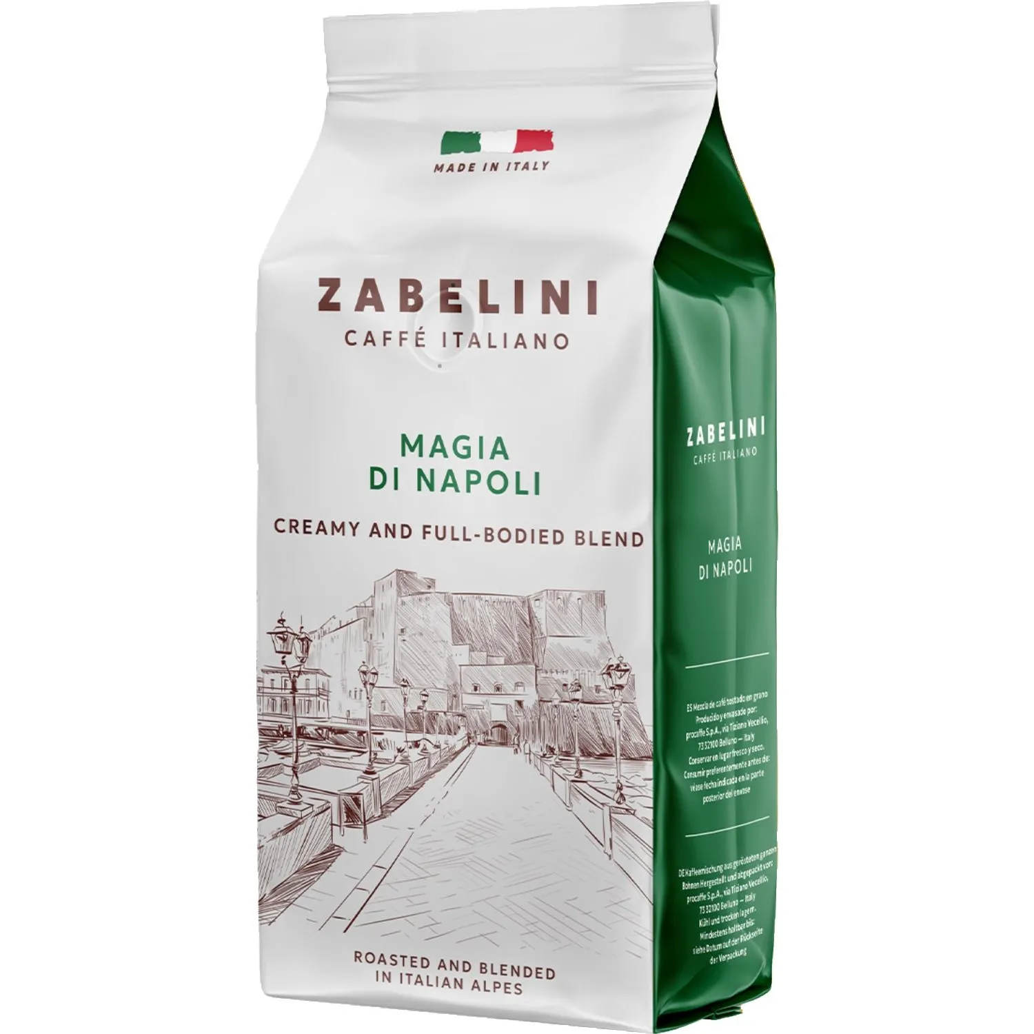 Кофе в зернах Zabelini Espresso Italiano Magia di Napoli, 1 кг - фото 3