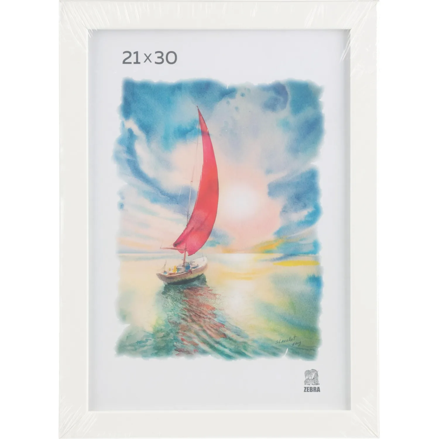 Рамка А4 (21х30) МДФ FRAME 21х30 PS, белая - фото 5