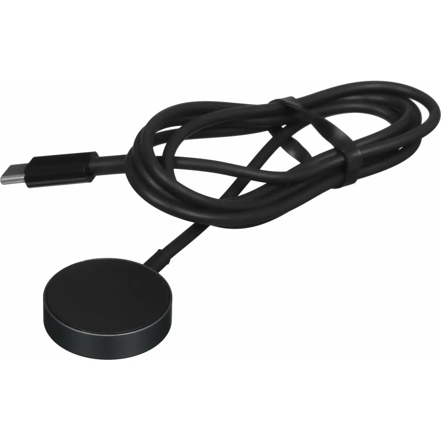 Зарядное устройство PERO беспр. TC20 USB-C для Galaxy Watch магнитн, черное - фото 2