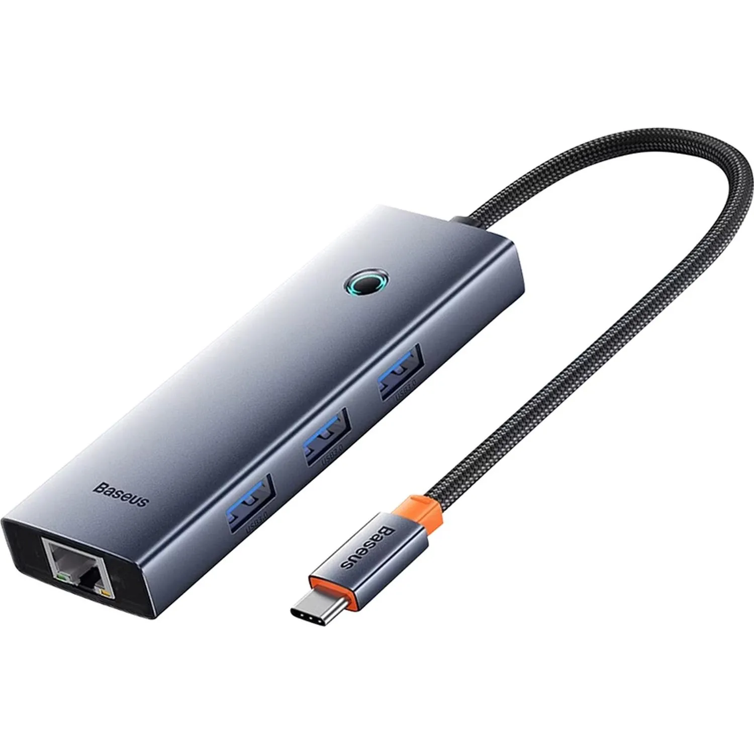 Разветвитель USB Baseus UltraJoy 4-Port Sp.Grey B0005280B811-11 - фото 1