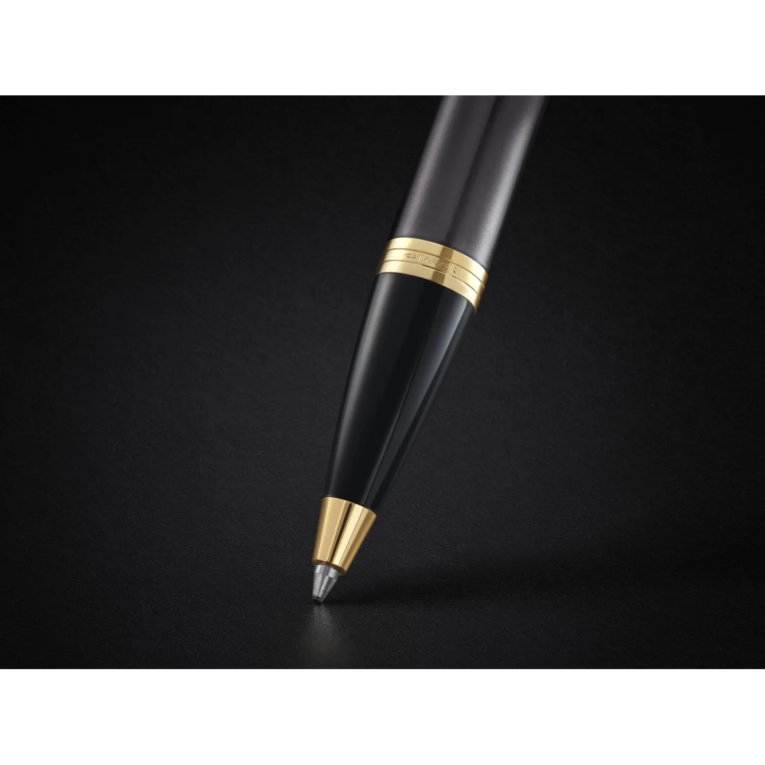 Ручка шариковая Parker IM Grey GT 1мм,кнопочная,синий,подарочн.кор, 2214613 - фото 2