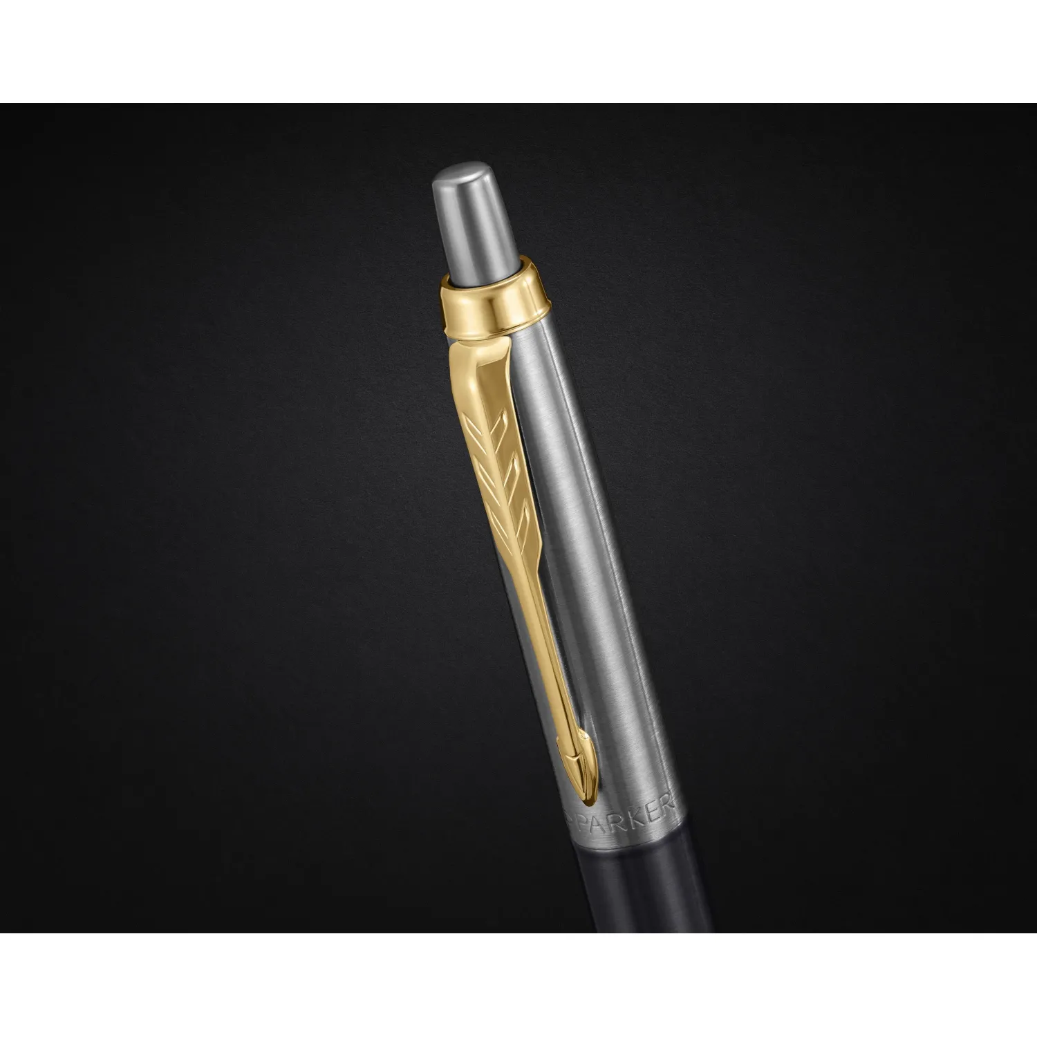 Ручка шариковая Parker Jotter Grey GT 1мм,кнопочн,синий,подар.кор, 2213723 - фото 2