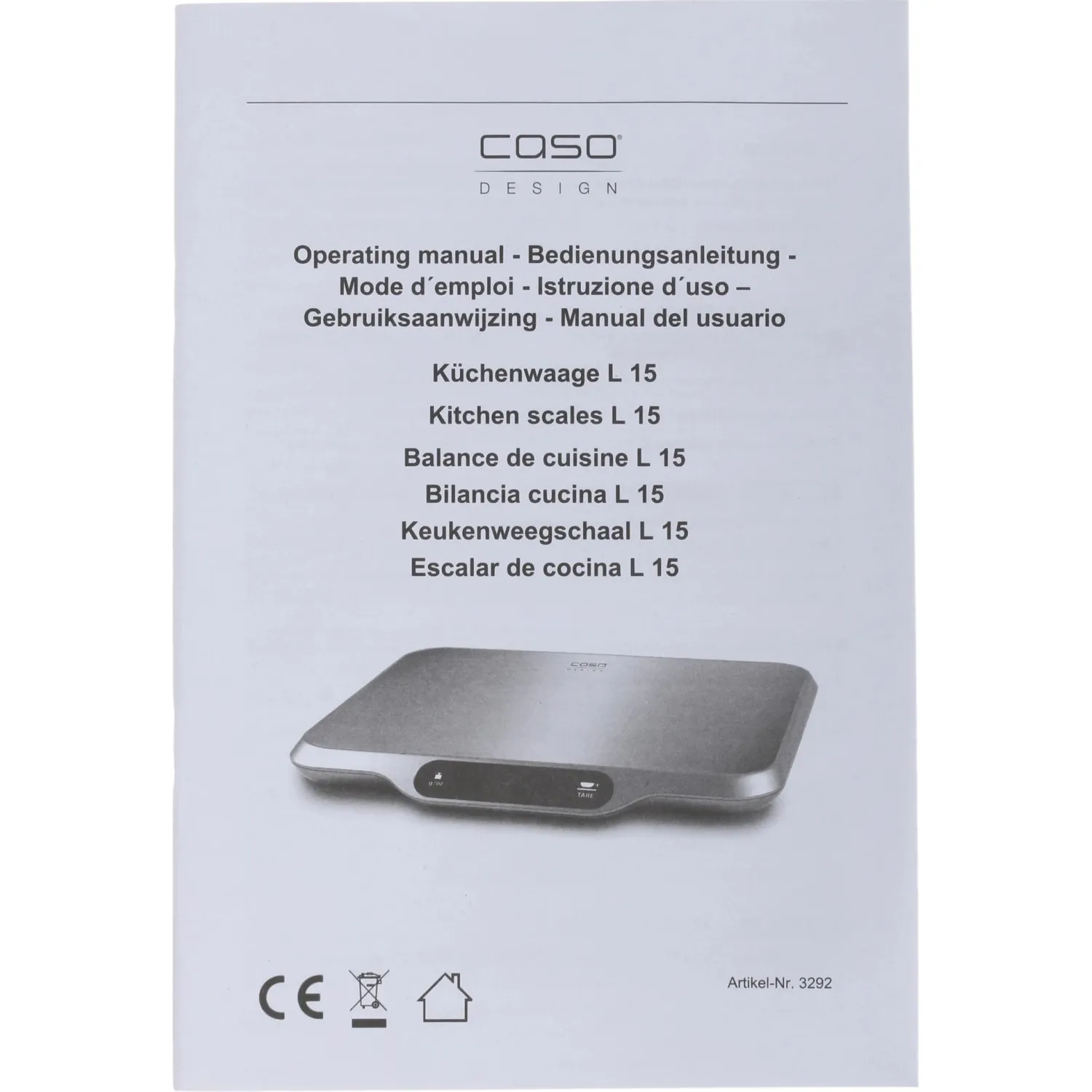 Весы кухонные CASO L 15 - фото 6