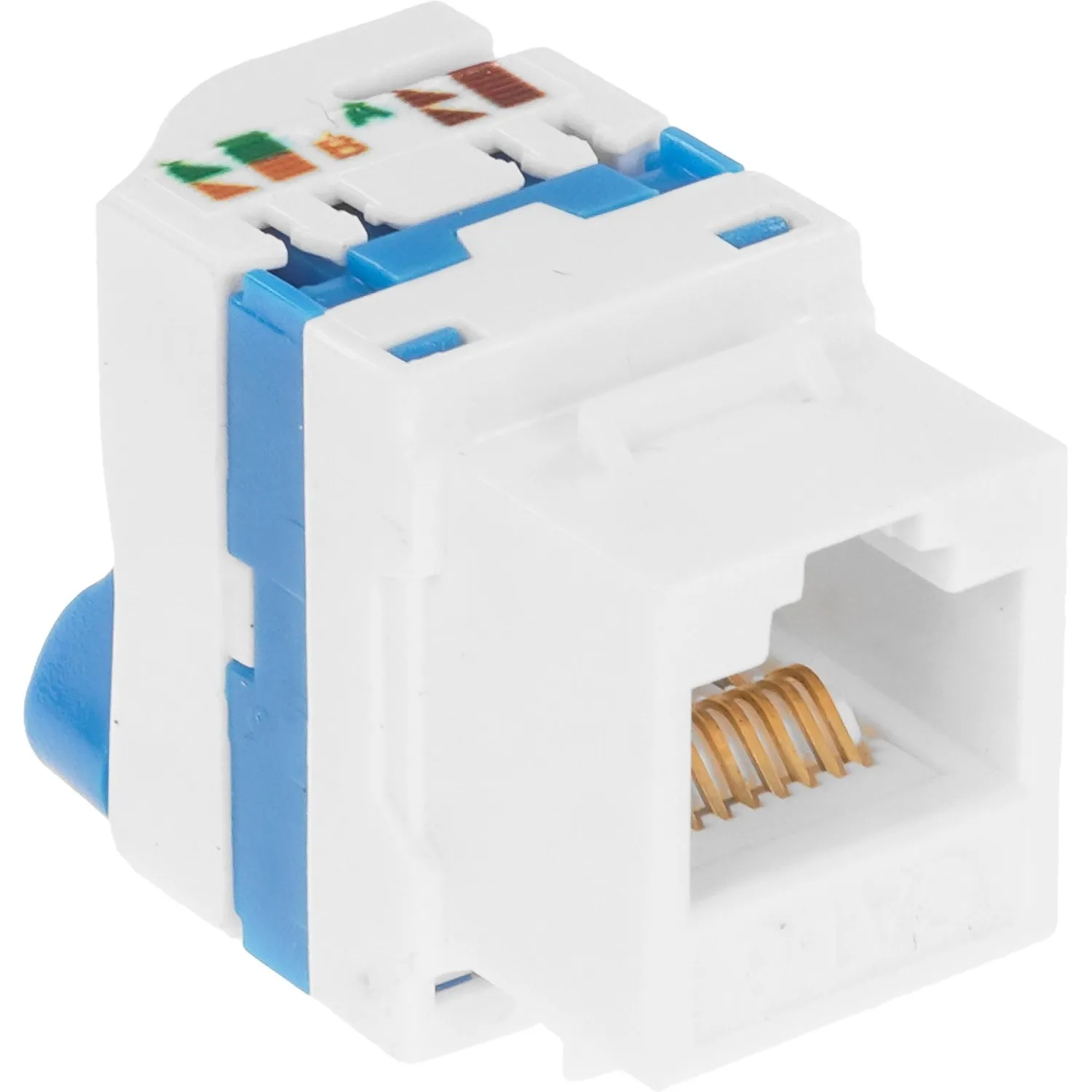 Модуль Keystone LANMASTER ToolLess LAN-TK45U6/180-WH - фото 1