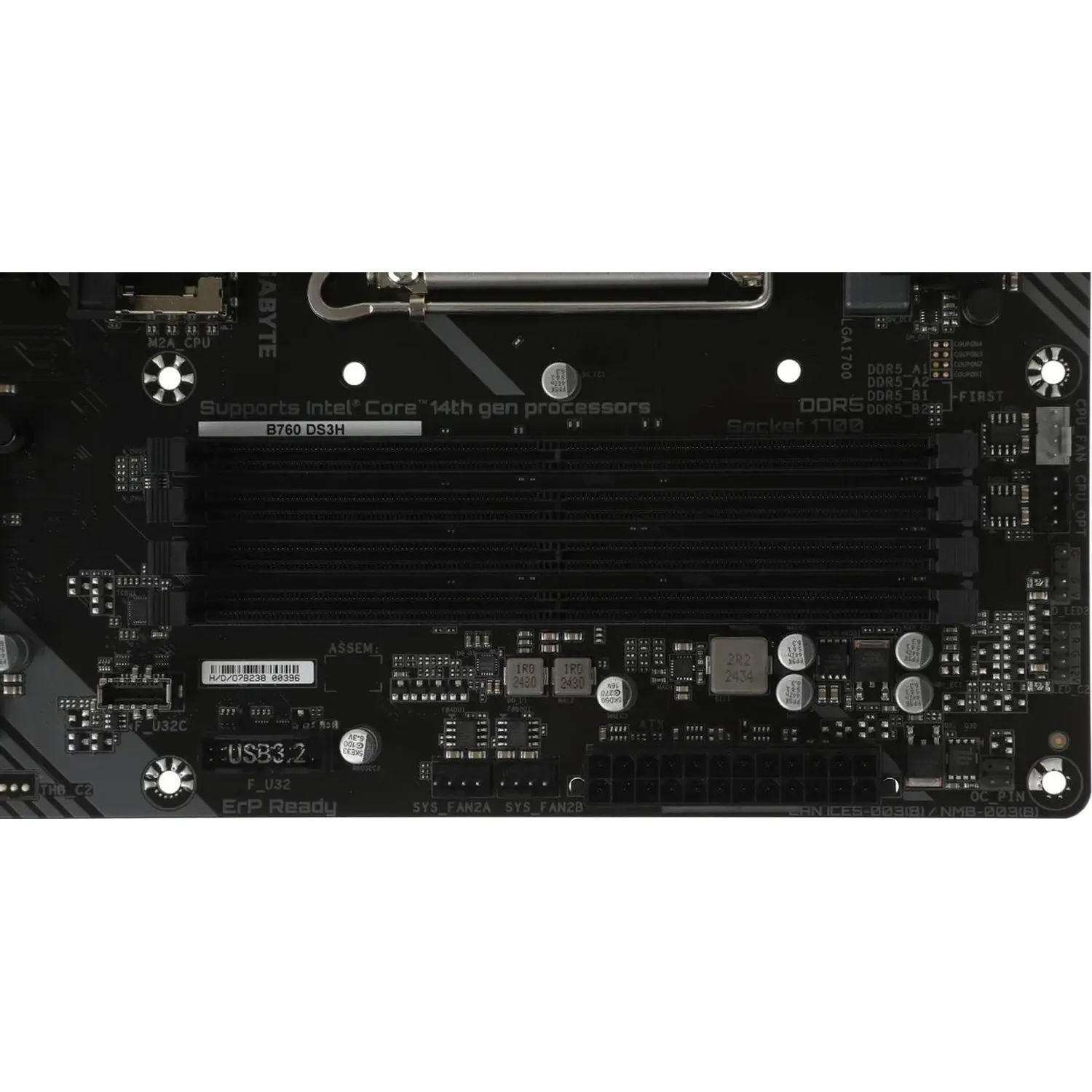 Материнская плата Gigabyte B760 DS3H s1700 Intel B760 4xDDR5 ATX - фото 11