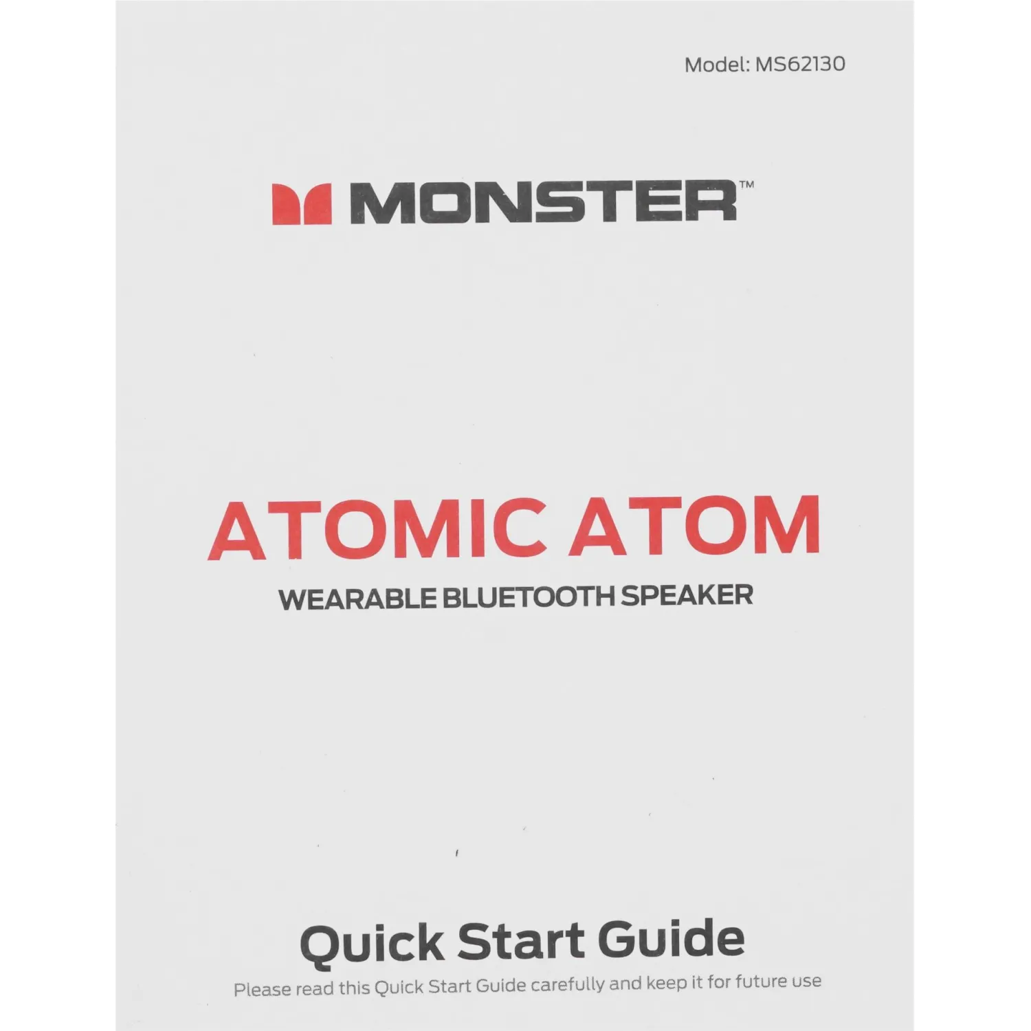 Портативная акустика Monster Atomic Atom, красная - фото 5