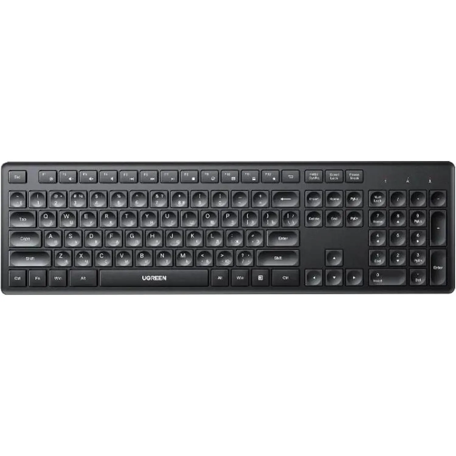 Клавиатура UGREEN KU004 (35734) беспров. Wireless 2,4G Keyboard черный - фото 1