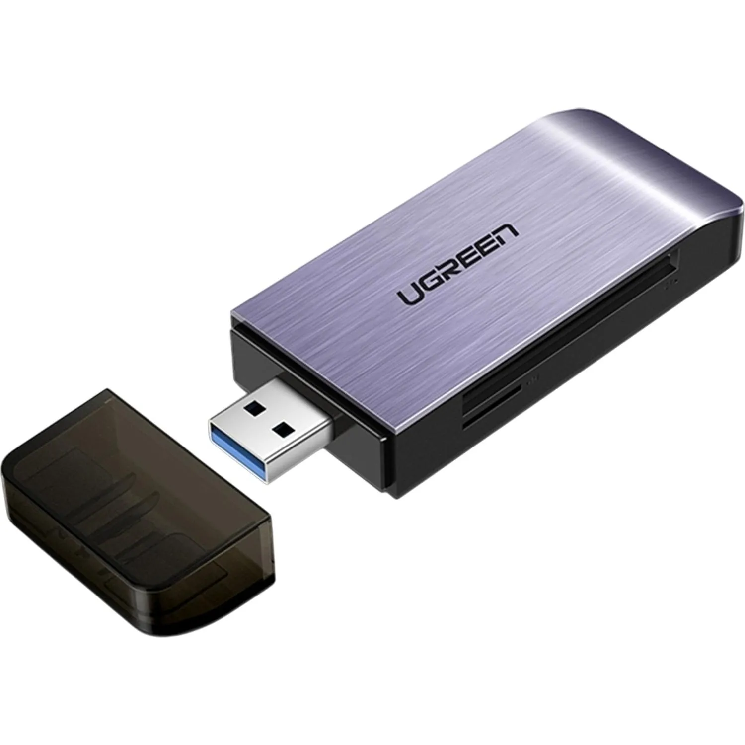 Картридер UGREEN CM180 (50541)мультифункц.USB-A 3.0 to TF/SD/CF/MS сер.косм - фото 1