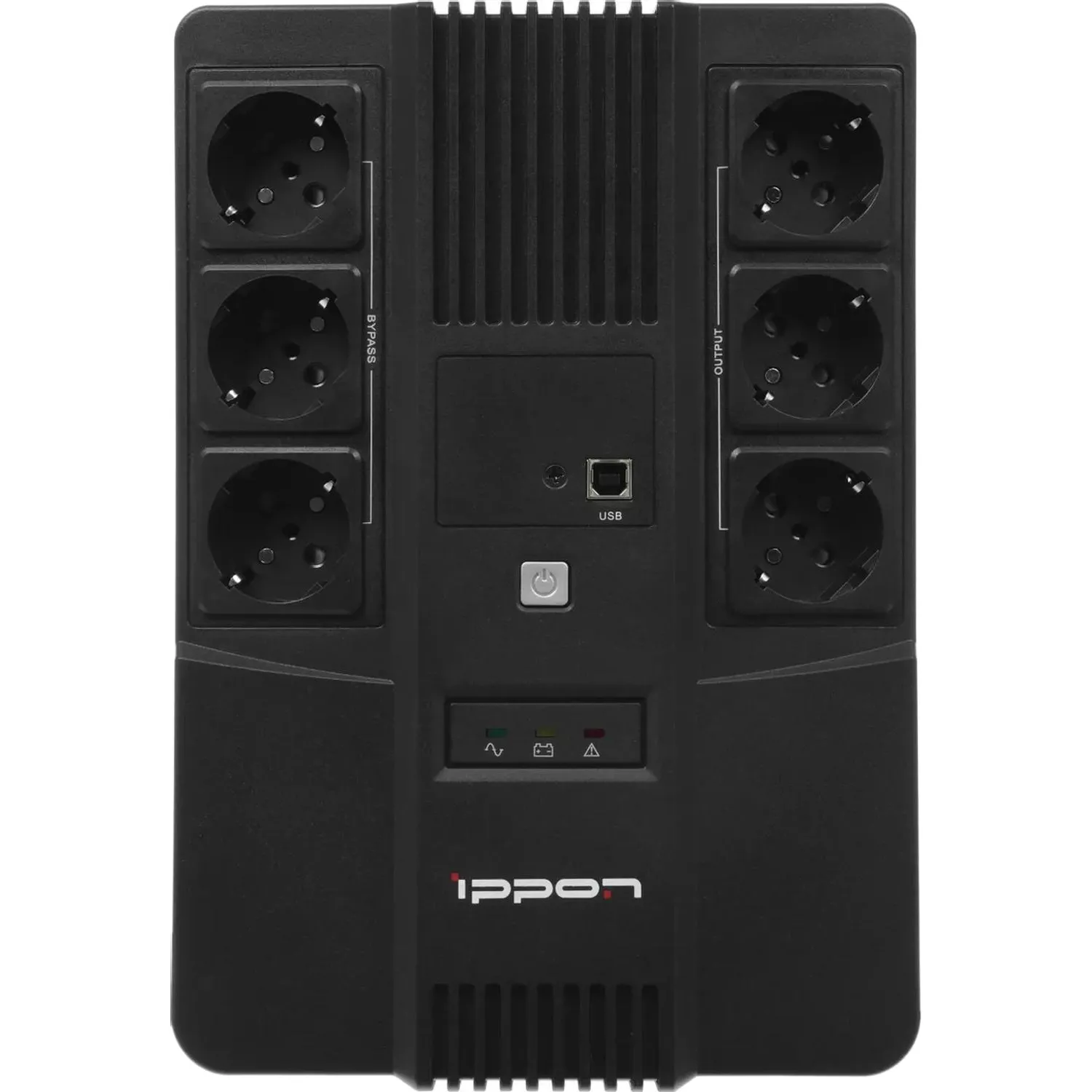 ИБП Ippon Nut 650 650ВА/360Вт черный(2050150) - фото 2