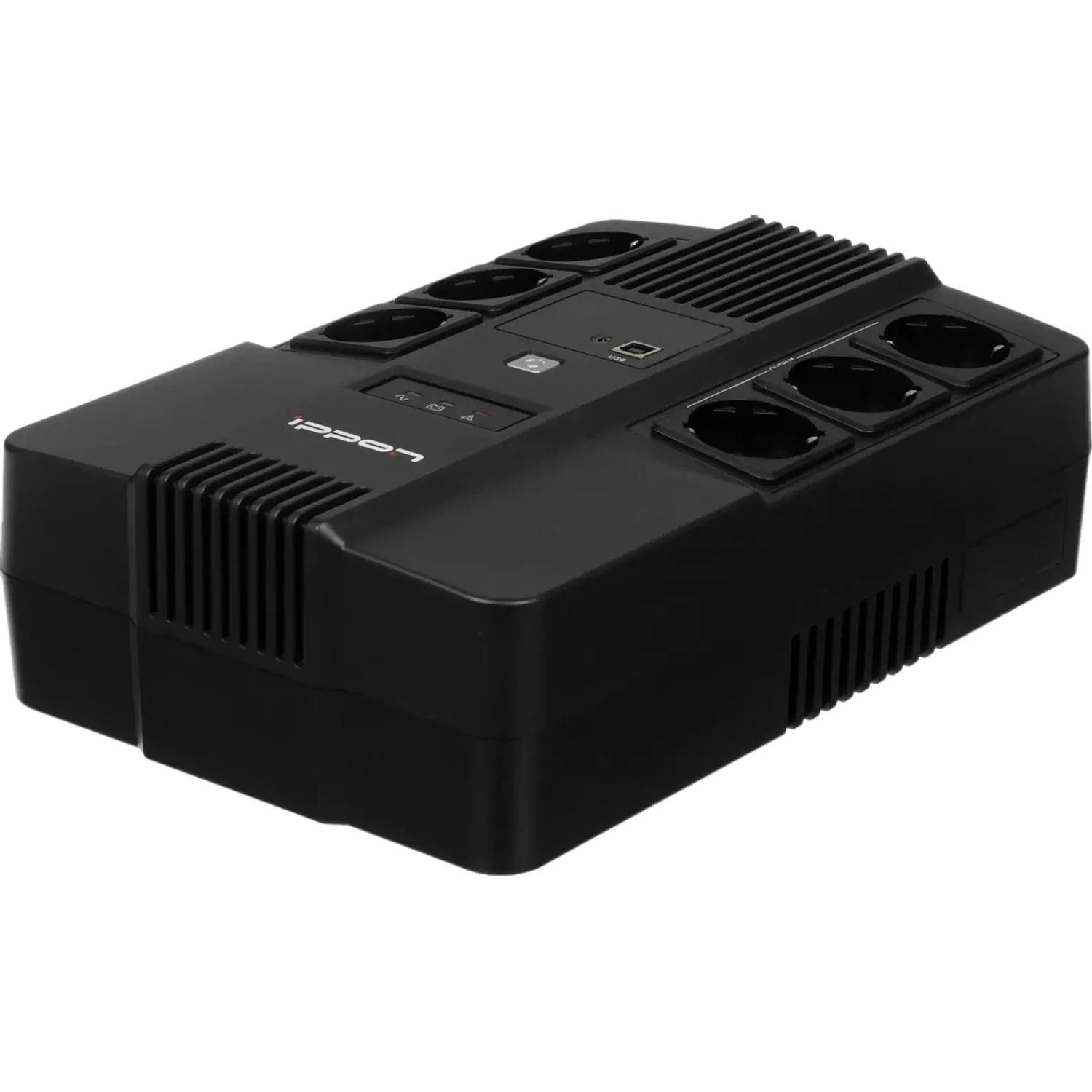 ИБП Ippon Nut 650 650ВА/360Вт черный(2050150) - фото 4