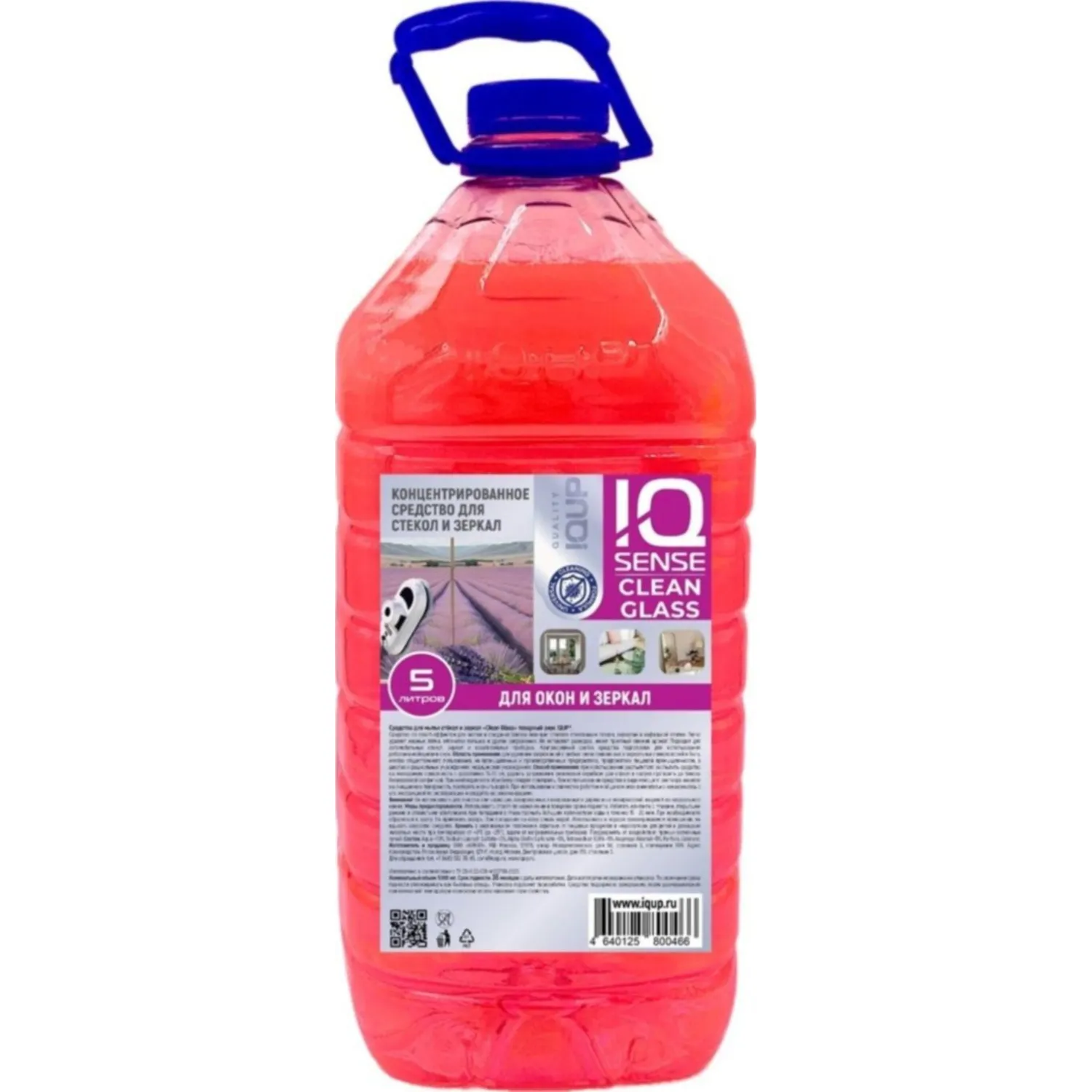 Средство для стекол и зеркал IQUP Clean Glass 5л ПЭТ - фото 1