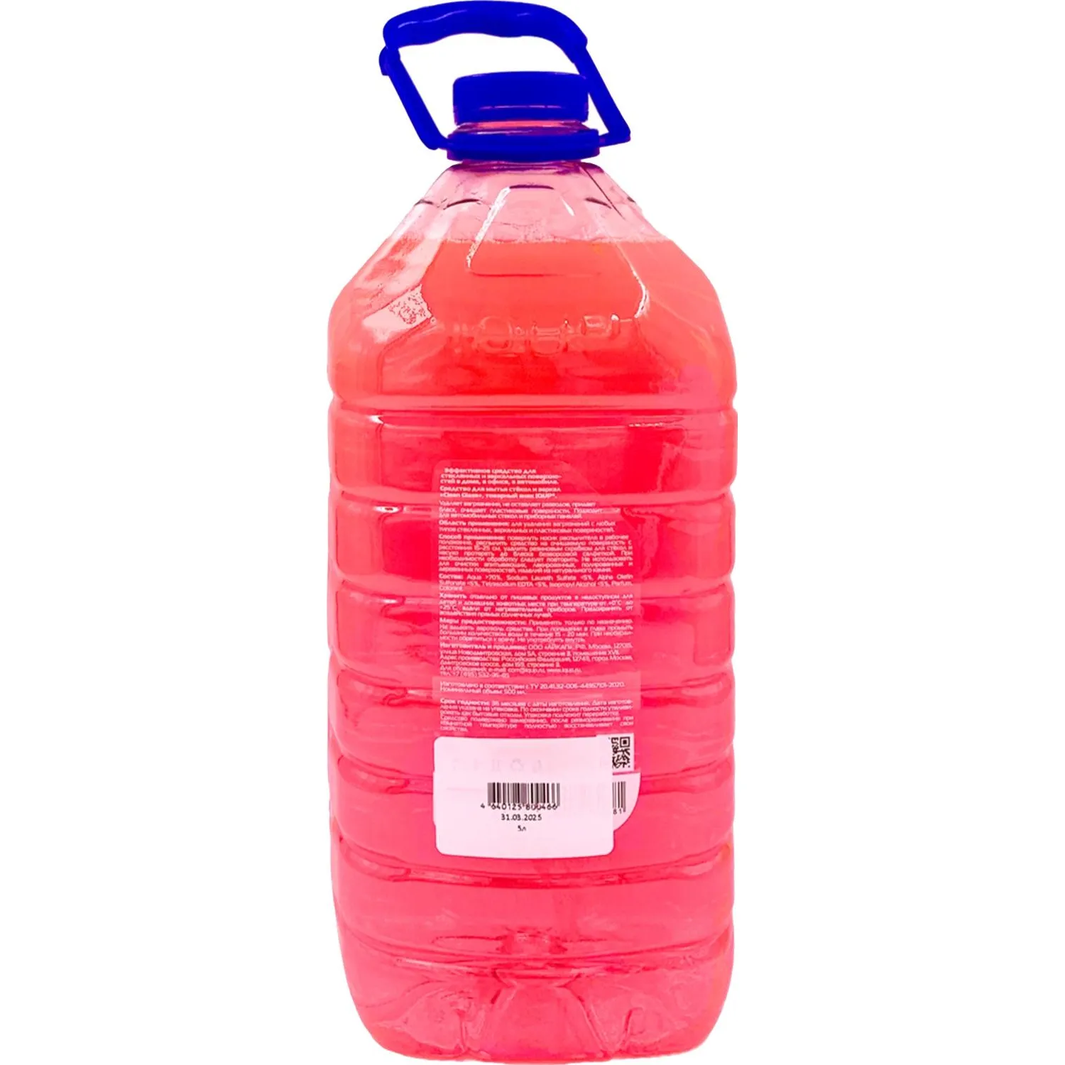 Средство для стекол и зеркал IQUP Clean Glass 5л ПЭТ - фото 2