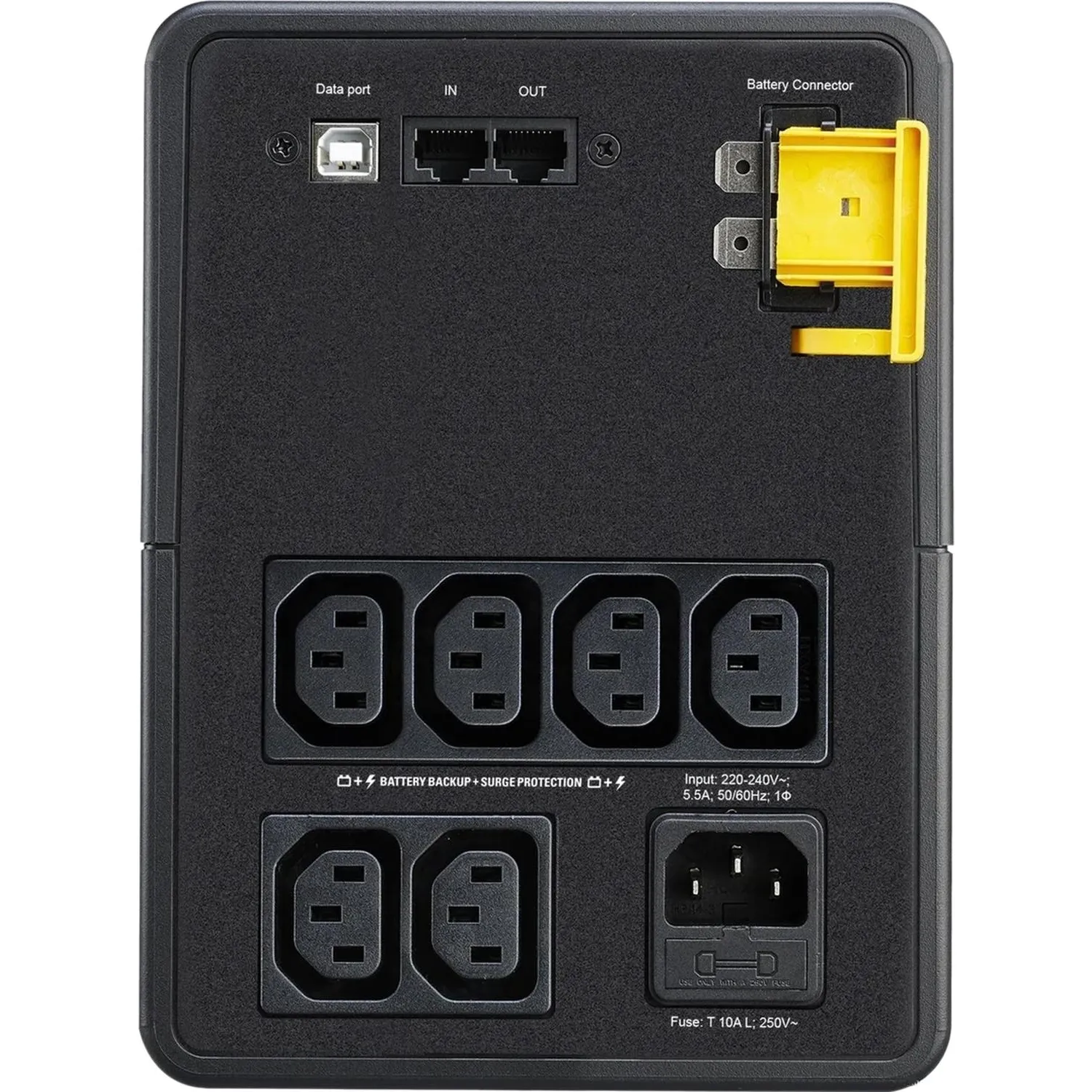 ИБП APC Back-UPS BX1600MI 1600ВА/900Вт черный - фото 2