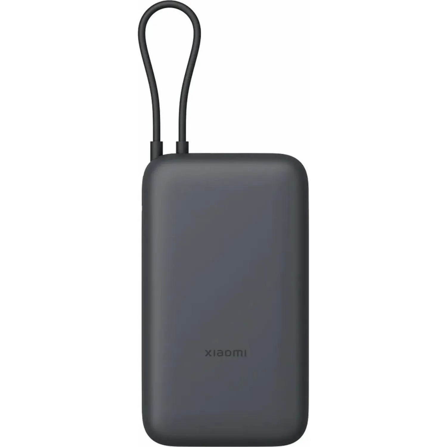 Внешний аккумулятор с встр.каб. Xiaomi BHR9740GL 20000mAh GL Dark Gray - фото 1