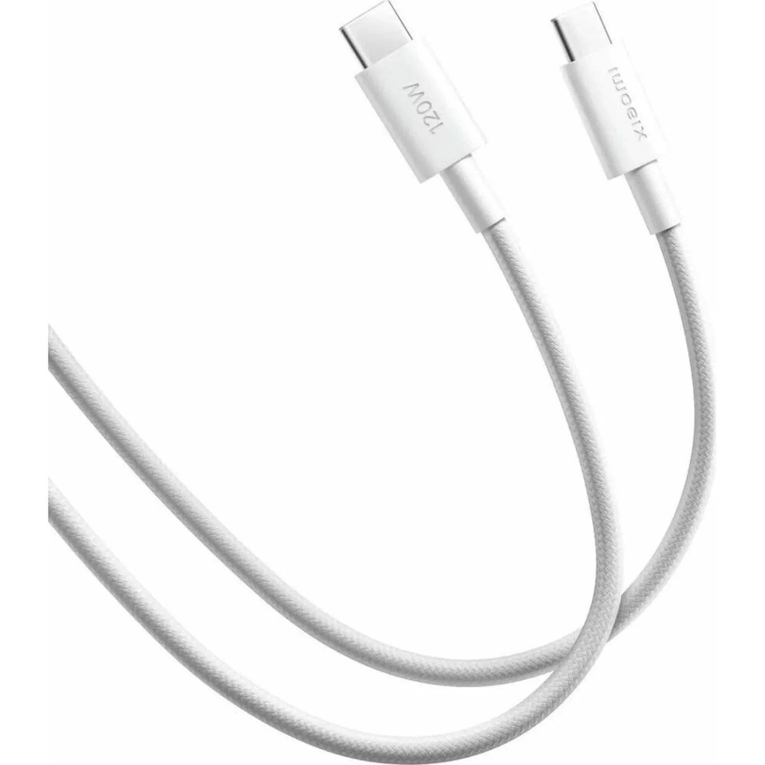 Кабель Xiaomi BHR087BGL 6A High-speed USB4 Braided USB-C to USB-C (1m) - фото 1