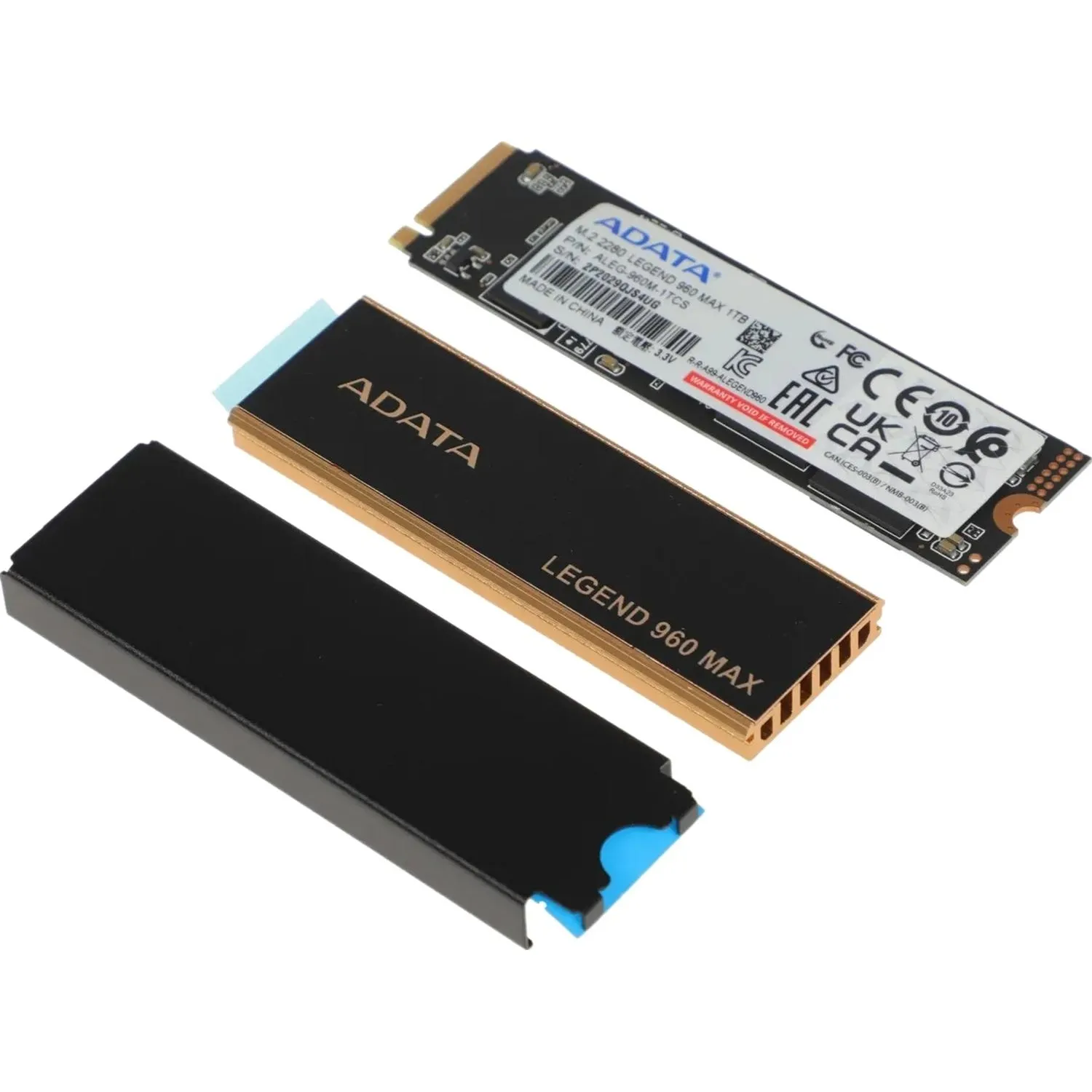 SSD накопитель ADATA LEGEND 960 MAX 1TB M.2 2280 PCIe4x4(ALEG-960M-1TCS) - фото 9