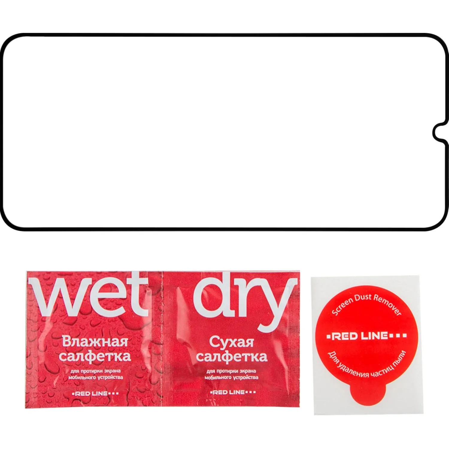 Защитное стекло Red Line УТ000042624 Samsung Galaxy A07 FULL GLUE черный - фото 3
