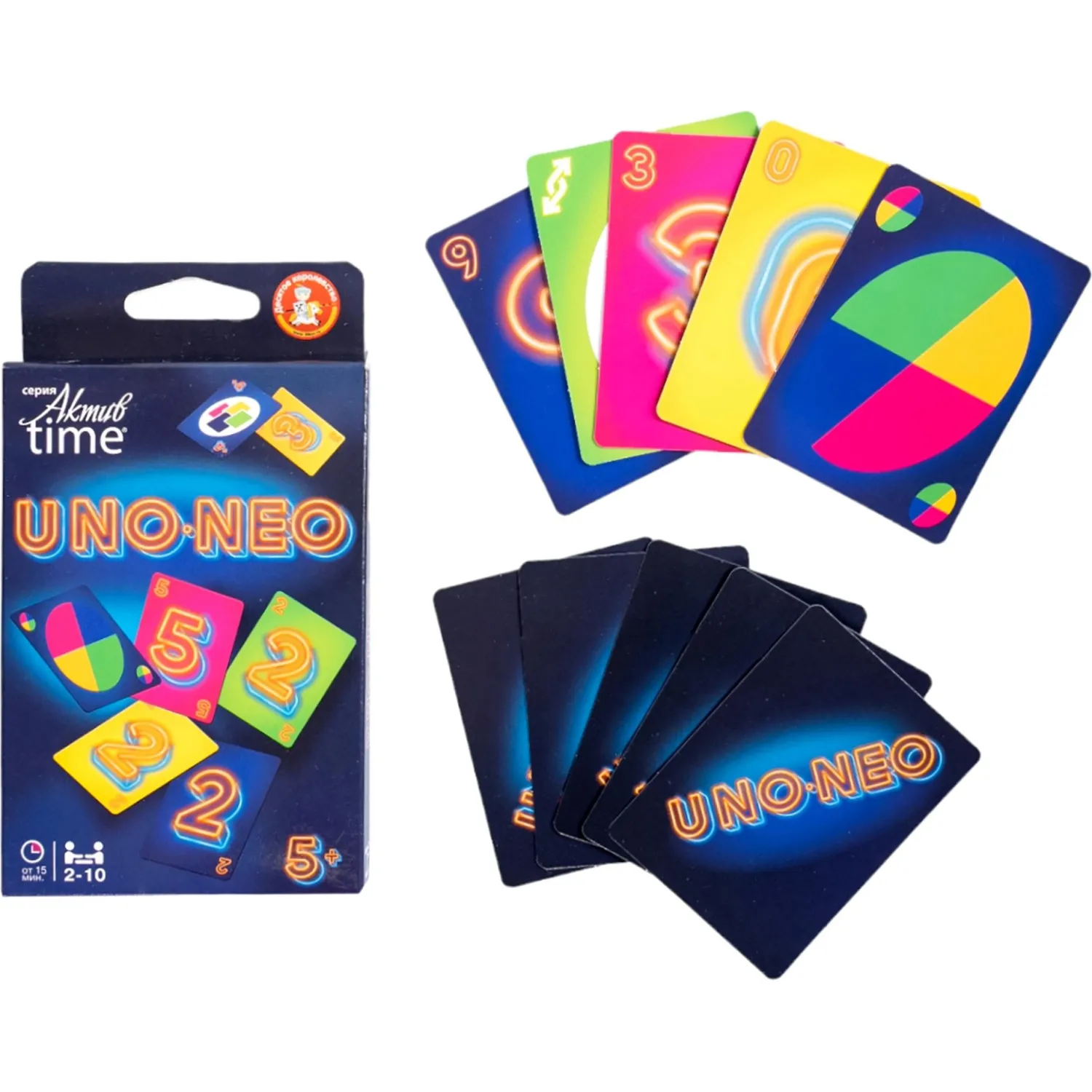 Игра настольная UNO-NEO Актив time,  05333 - фото 2