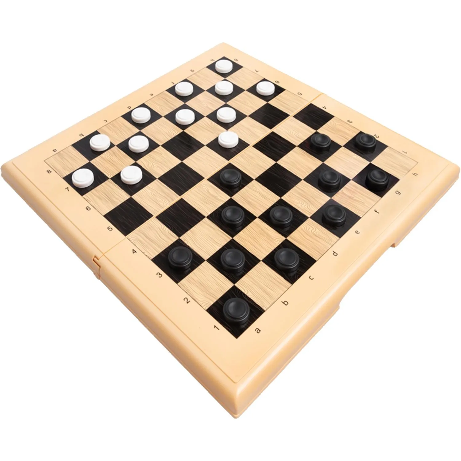 Настольная игра Шашки-Шахматы-Нарды (бол, беж),   03893 - фото 2