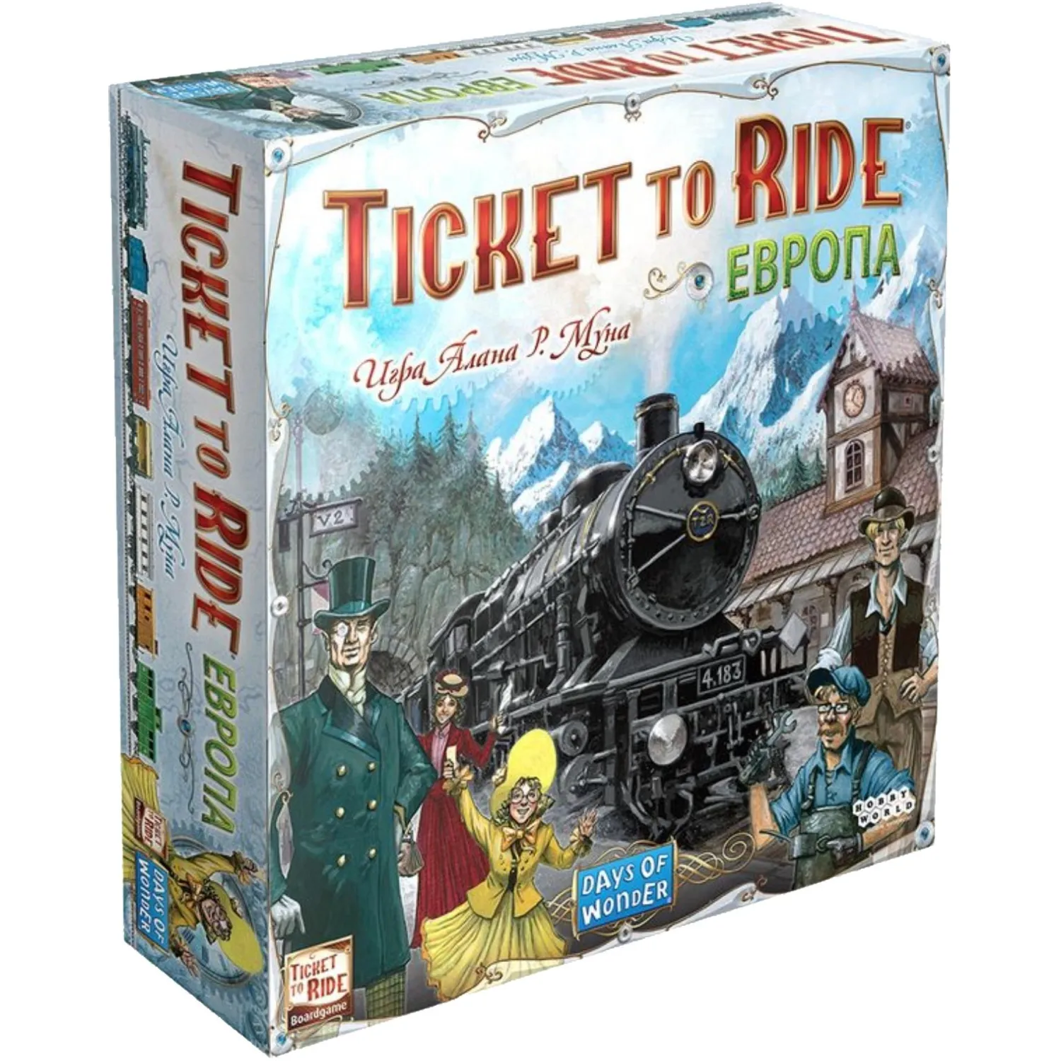 Настольная игра Ticket to Ride   Европа (3-е рус. изд.), 1032 - фото 2