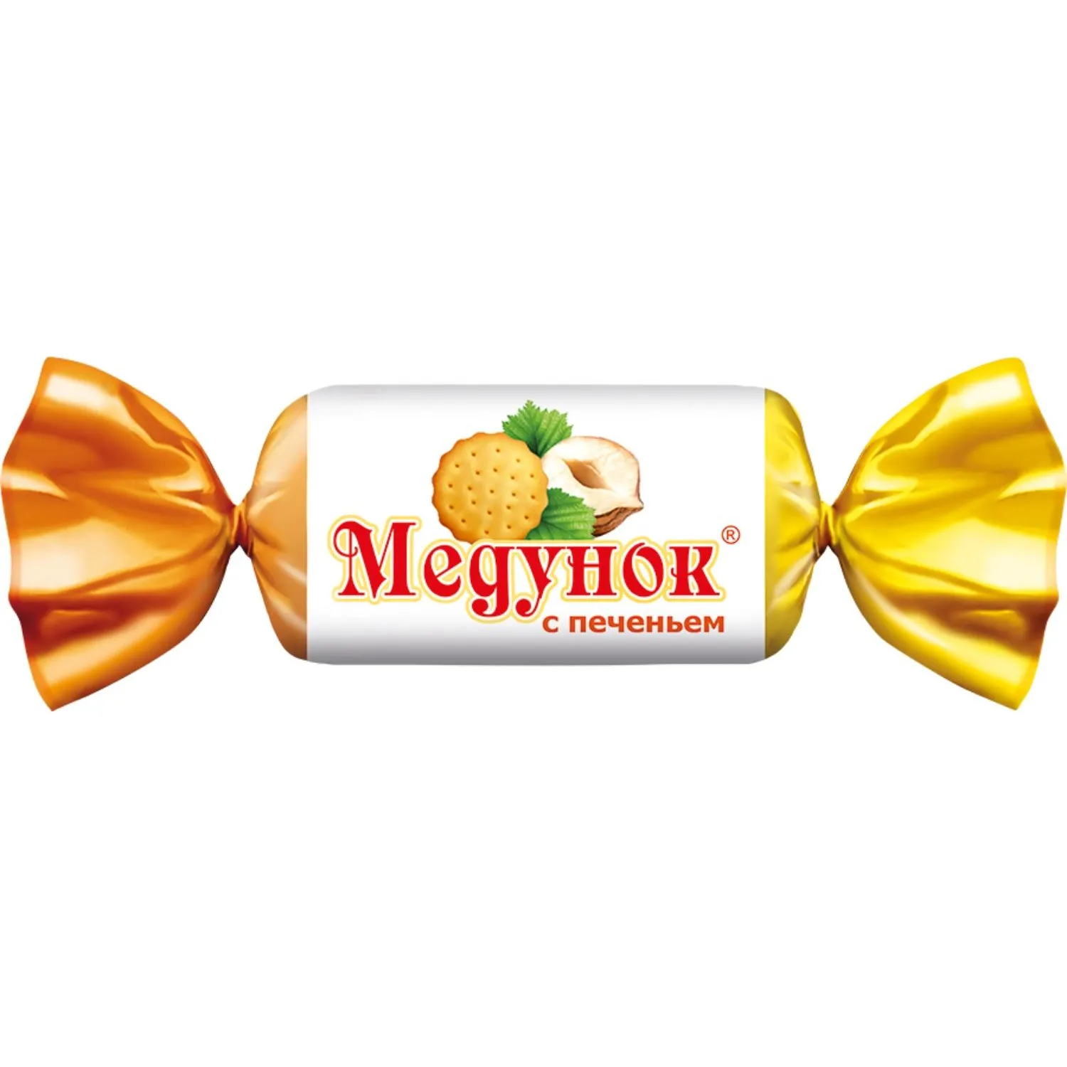 Конфеты Медунок карамель, арахис и печенье пак, 1кг - фото 2