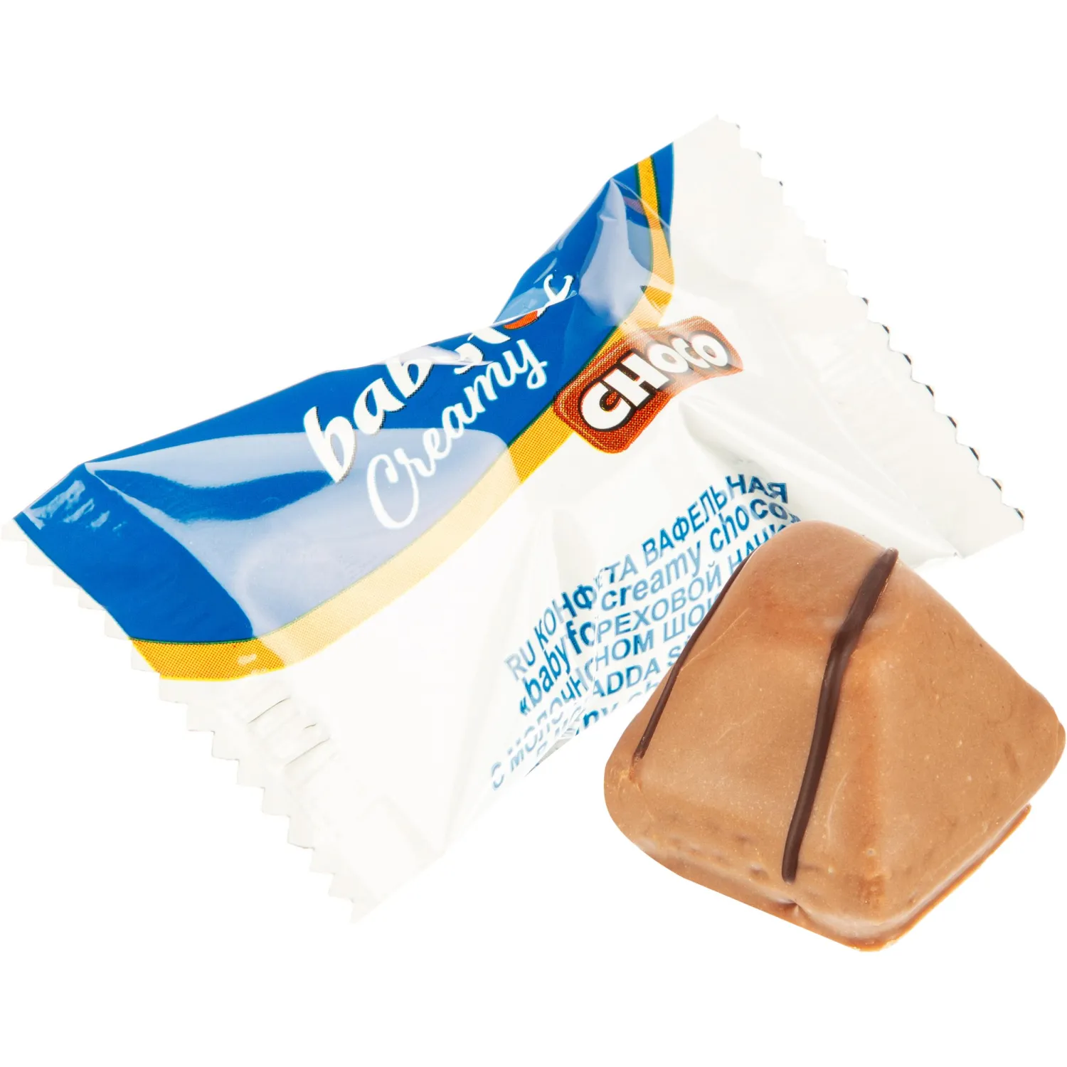 Конфеты Babyfox Creamy Choco вафельные, 2кг/уп РВК652 - фото 4
