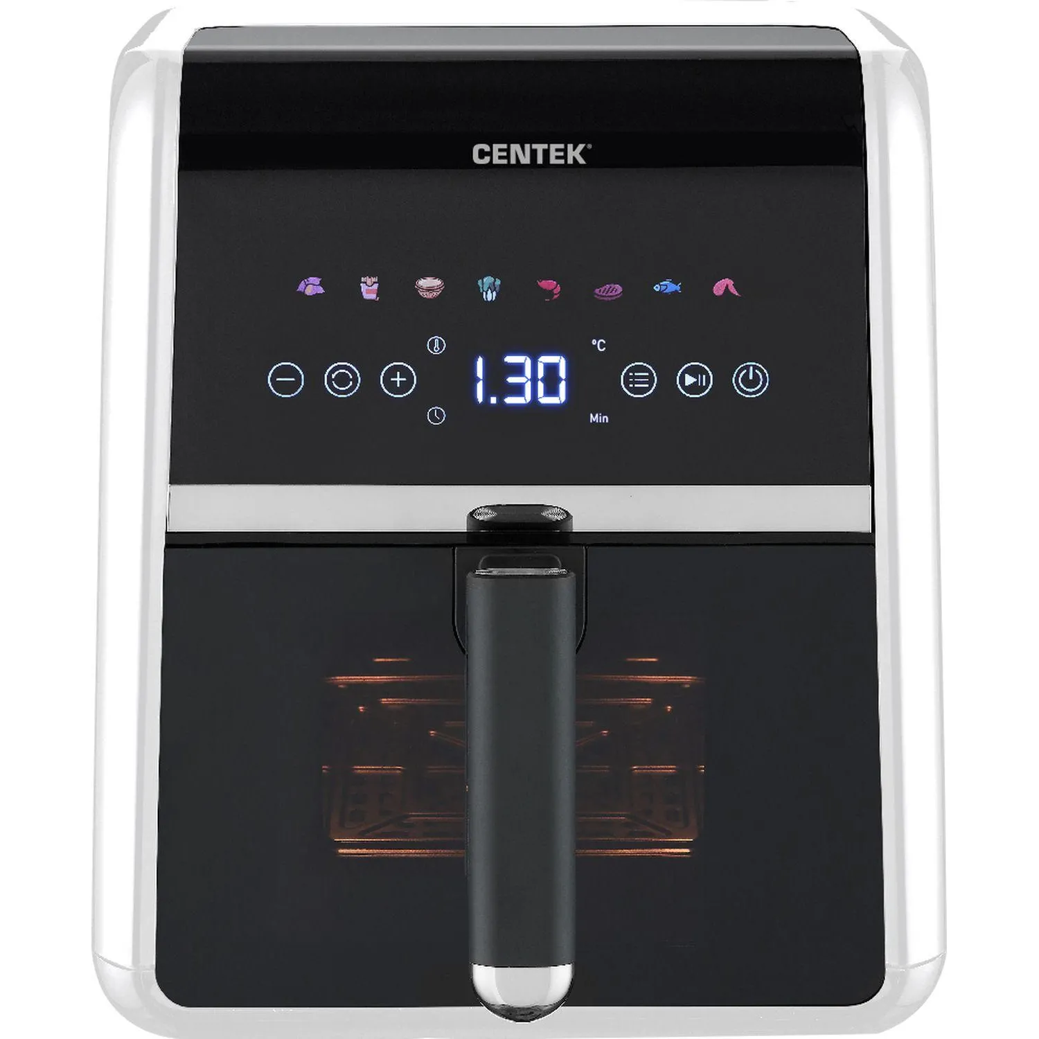Аэрогриль Centek CT-3188 (светл бежевый) 5л,1500Вт,8 программ,обдув 360 - фото 1