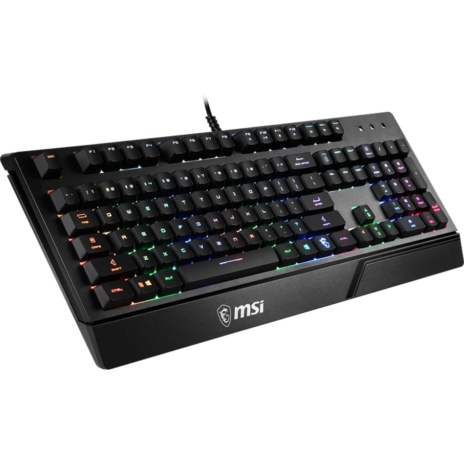 Клавиатура MSI (S11-04RU230-CLA) Vigor GK20 RU USB Multim. gamer LED черн - фото 3