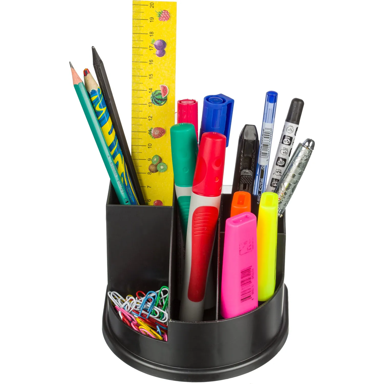 Подставка-органайзер д/канцеляр.мелочей Attache Авангард 5 отд чер ОР52АЕ - фото 2