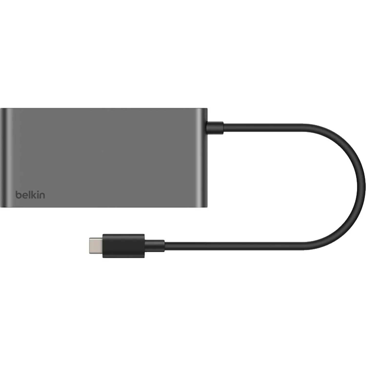Разветвитель USB Belkin (AVC022hqSGY)хаб 5в1 4K@60Hz 100W сер.косм - фото 3