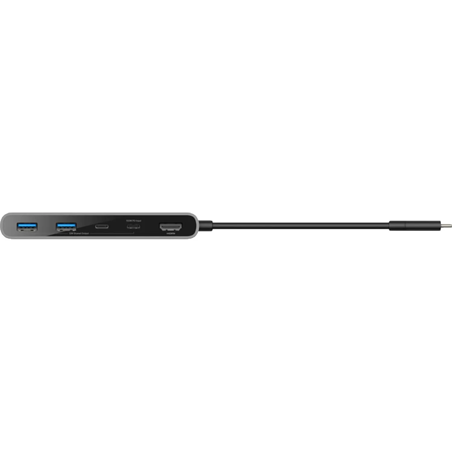 Разветвитель USB Belkin (AVC023hqSGY)хаб 7в1 4K@60Hz 100W сер.косм - фото 5