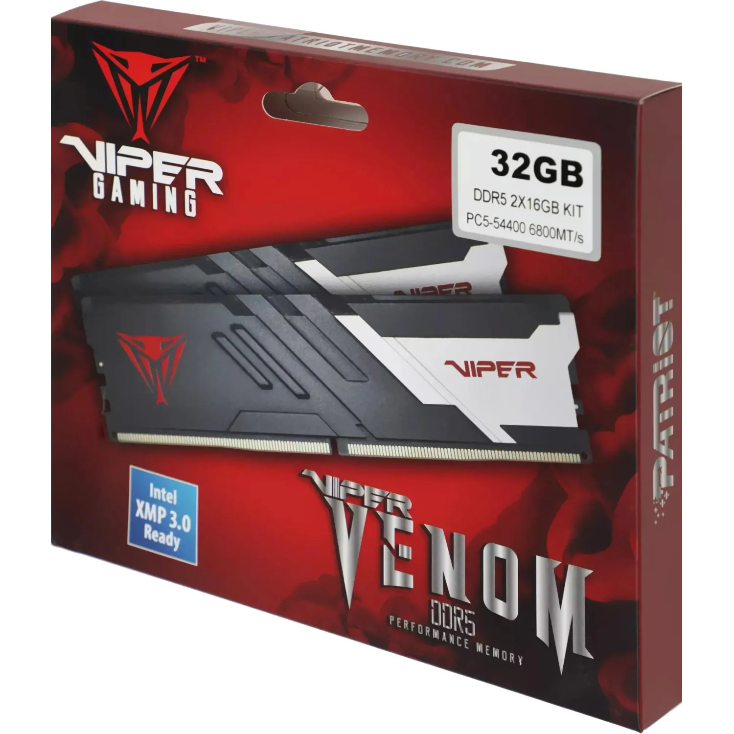 Модуль памяти Patriot Viper DDR5 DIMM 32GB(2x16Gb) 6800MHz (PVV532G680C34K) - фото 2