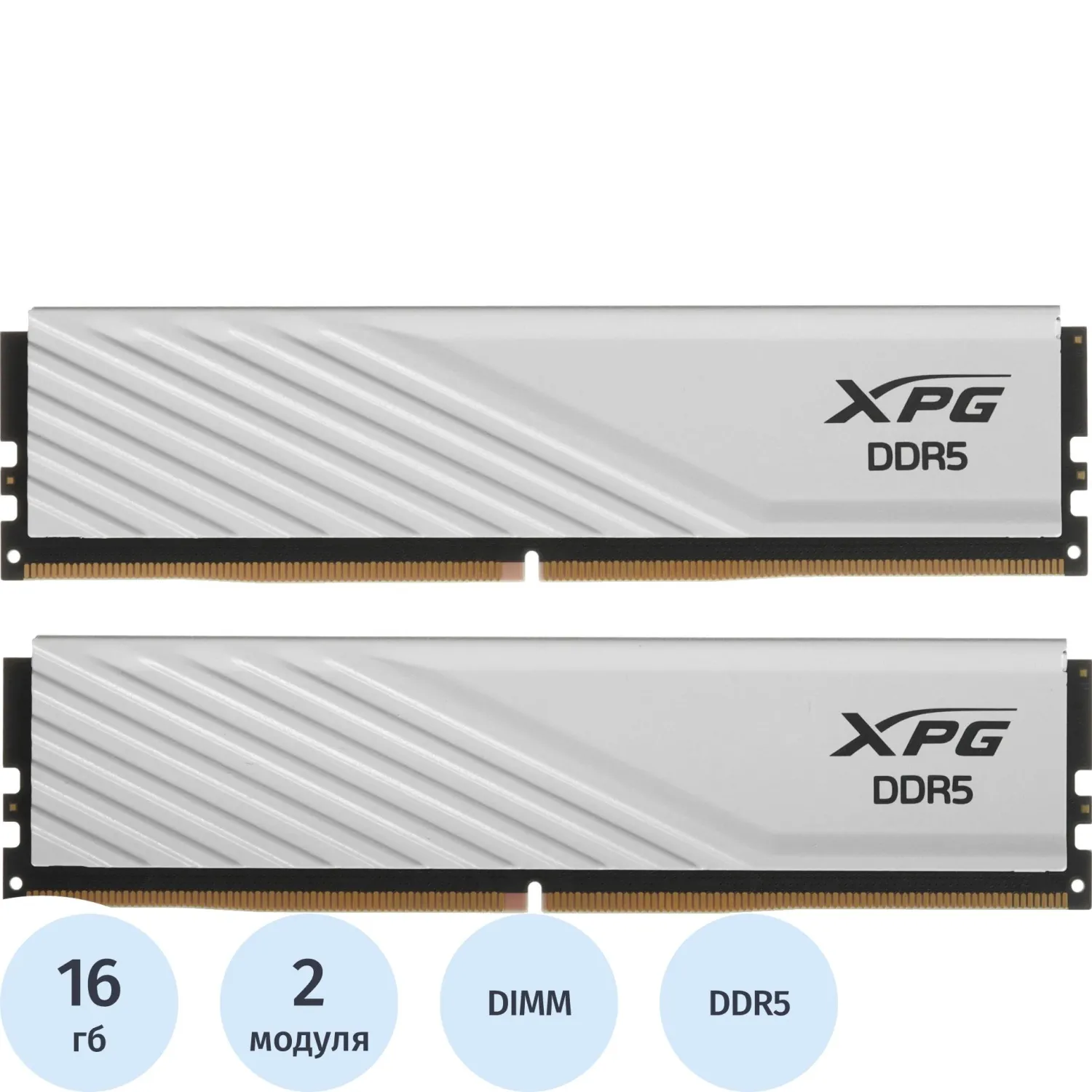 Модуль памяти AData DDR5 DIMM 2x16GB 6000MHz (AX5U6000C3616G-DTLABWH) - фото 1