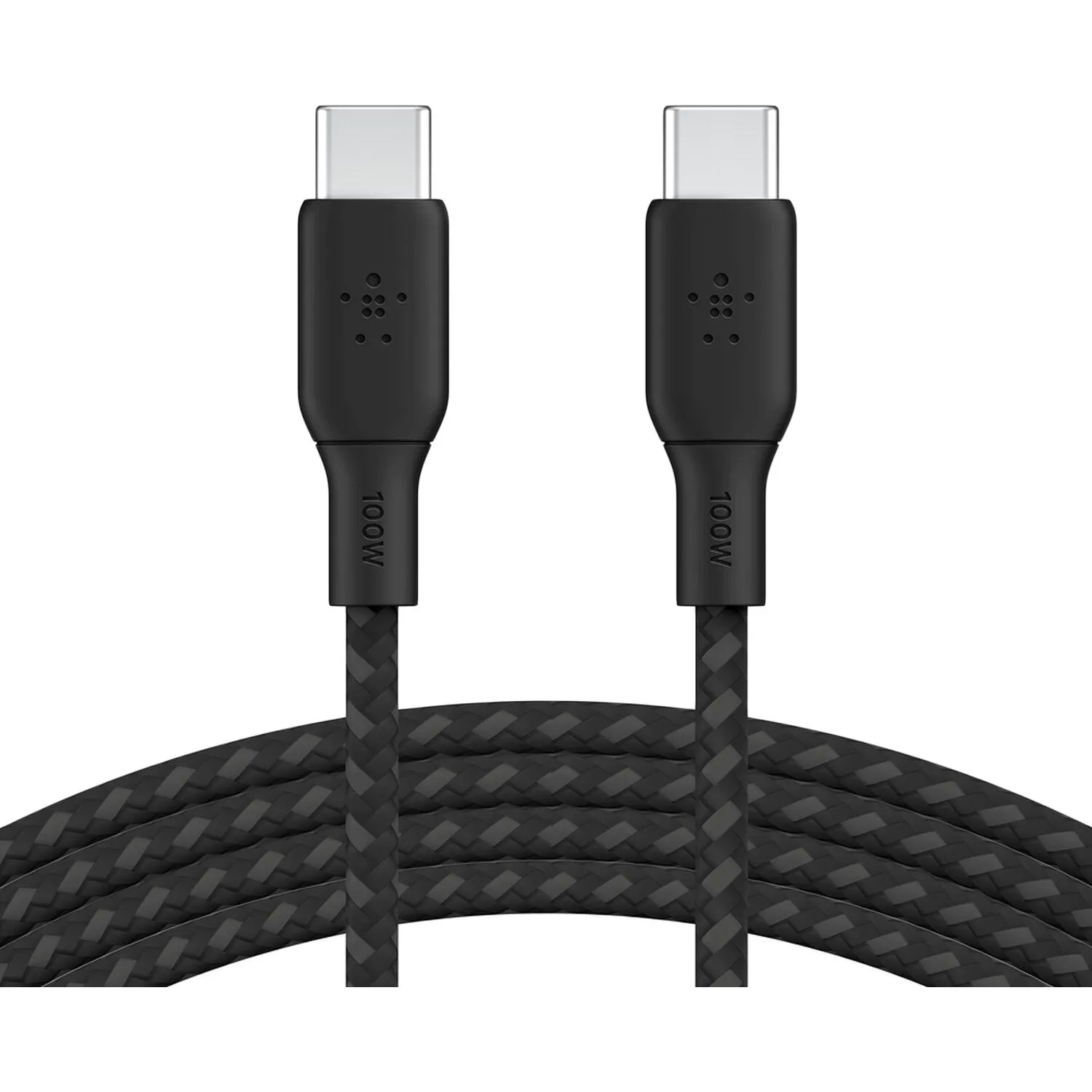 Кабель Belkin (CAB014BT3MBK)BoostCh.100W USB-C to USB-C 2.0 Braided 3м. чер - фото 2