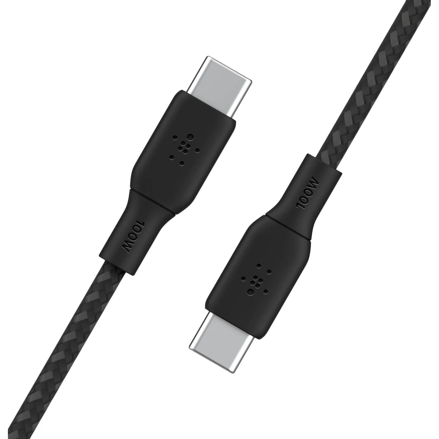 Кабель Belkin (CAB014BT3MBK)BoostCh.100W USB-C to USB-C 2.0 Braided 3м. чер - фото 3